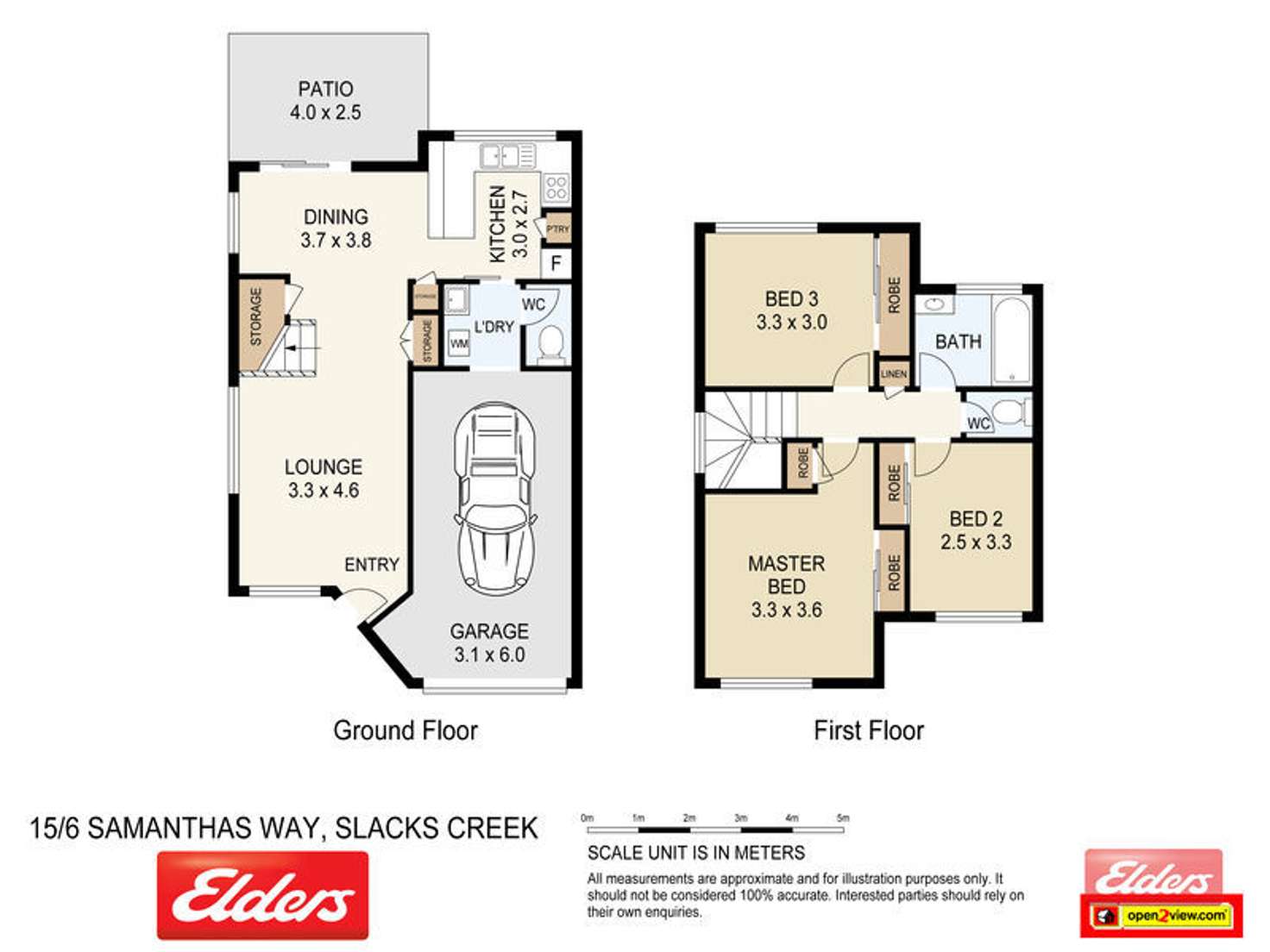 Floorplan of Homely townhouse listing, 15/6 Samanthas Way, Slacks Creek QLD 4127