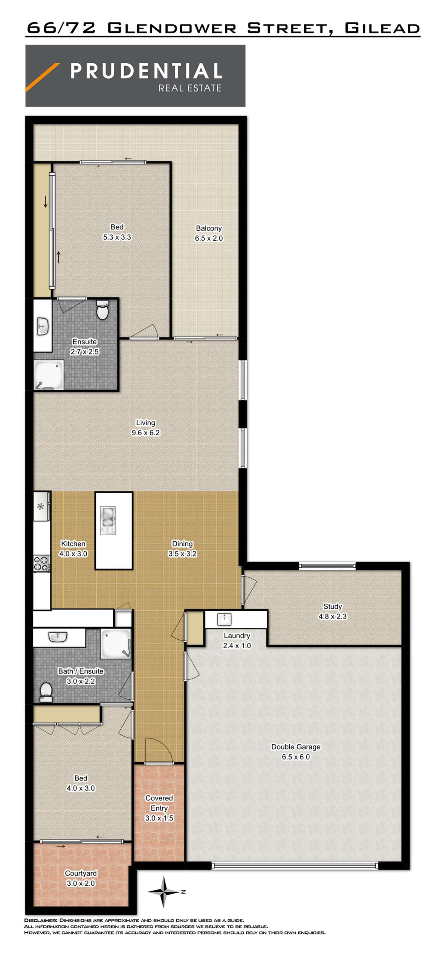 Floorplan of Homely villa listing, 66/72 Glendower Street, Gilead NSW 2560