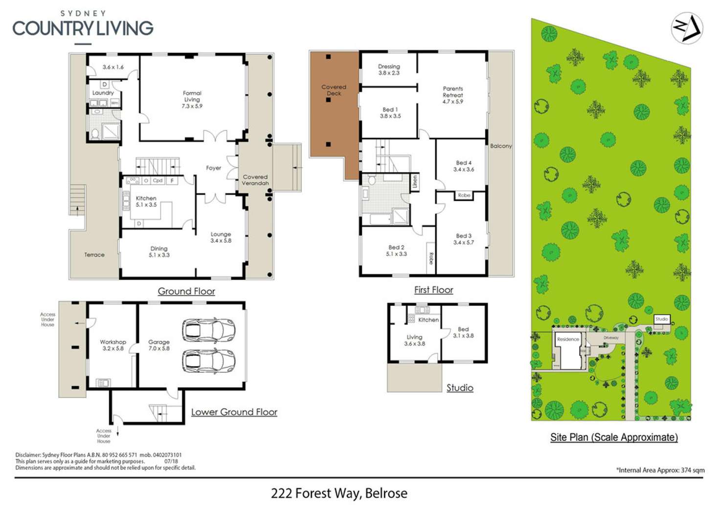 Floorplan of Homely house listing, 222 Forest Way, Belrose NSW 2085