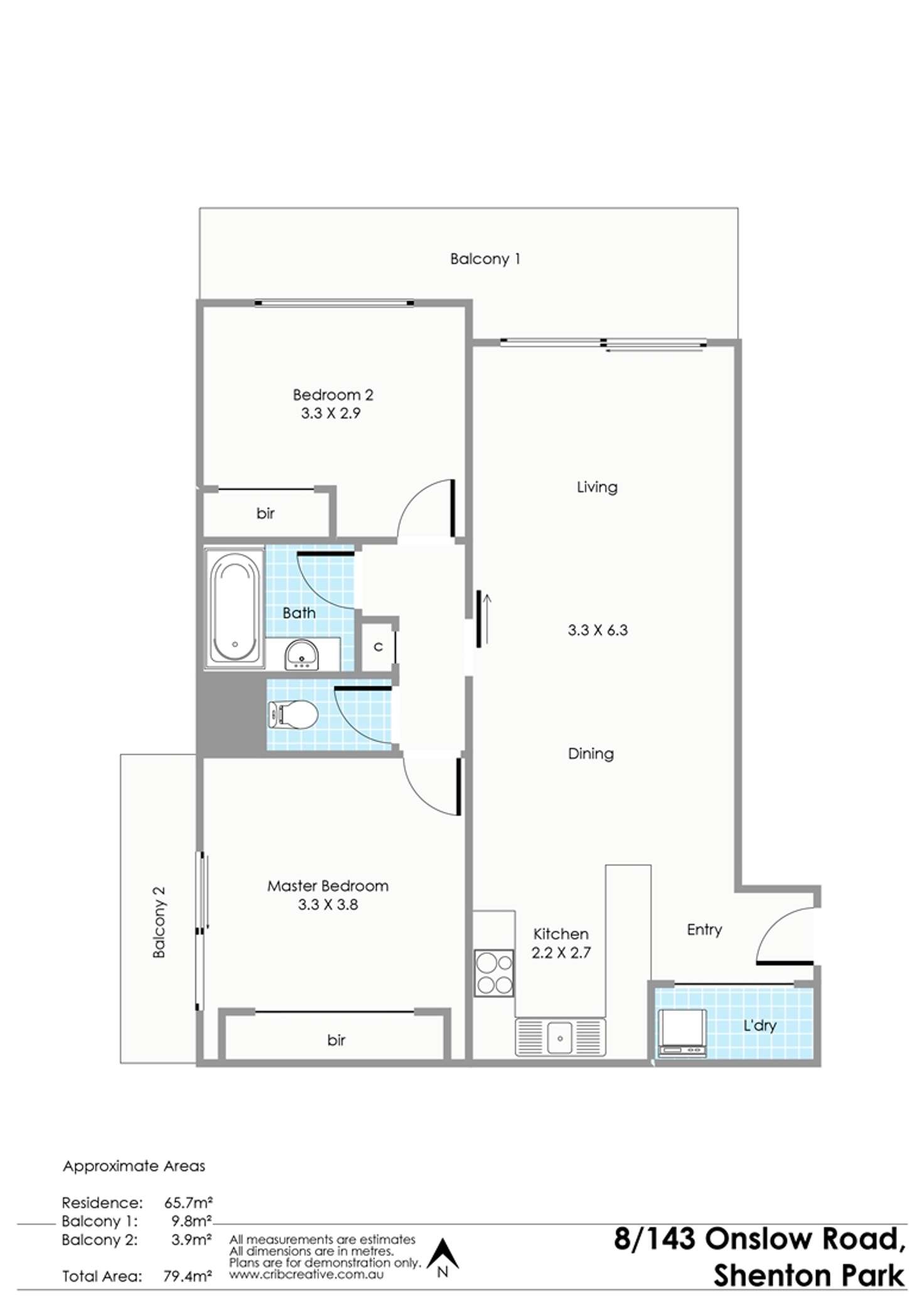 Floorplan of Homely apartment listing, 8/143 Onslow Road, Shenton Park WA 6008