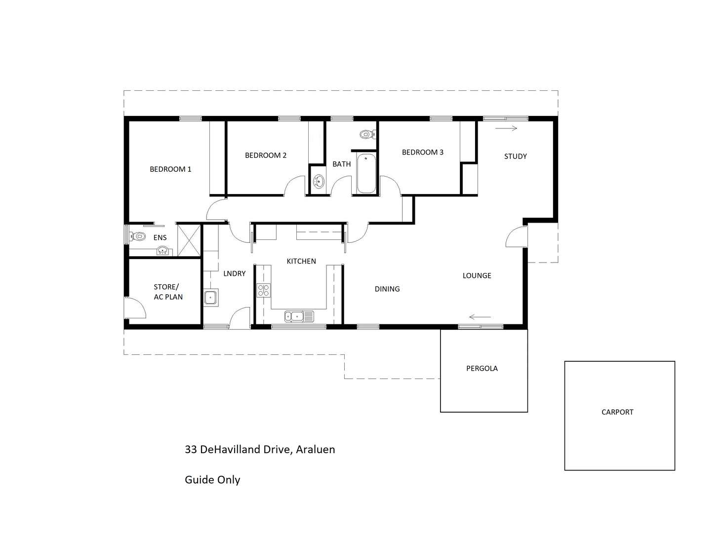 Floorplan of Homely house listing, 33 DeHavilland Drive, Araluen NT 870
