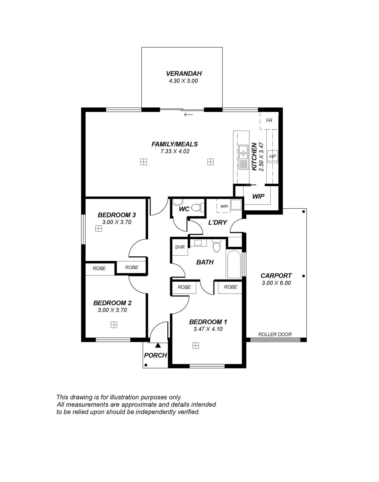 Floorplan of Homely house listing, 7 Buckingham Drive, Salisbury East SA 5109