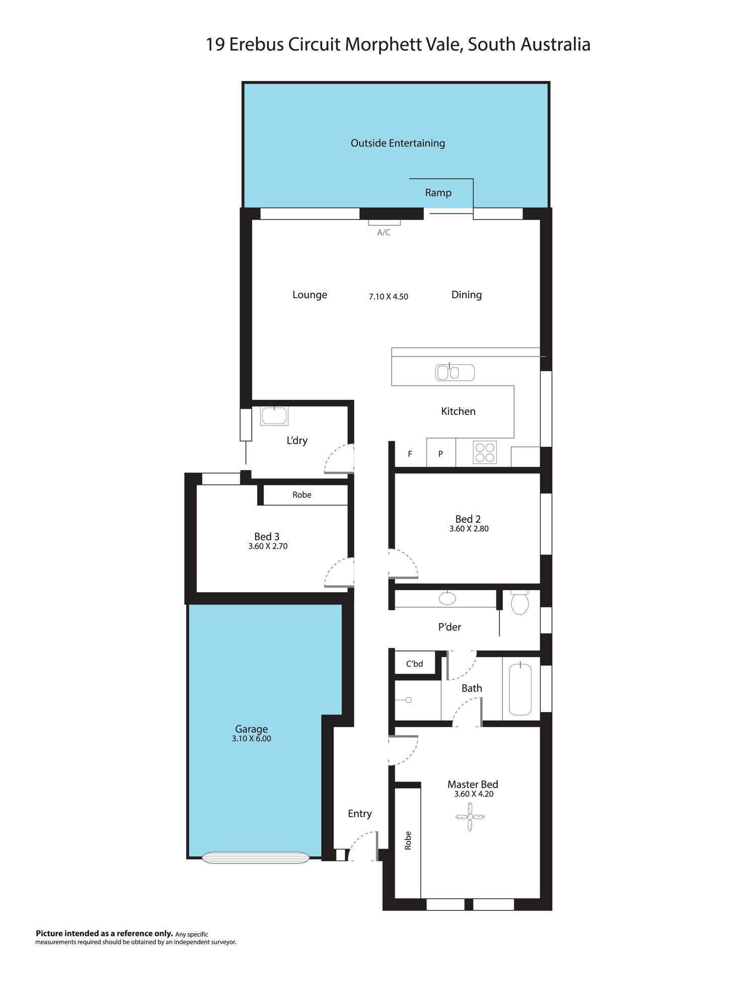 Floorplan of Homely house listing, 19 Erebus Circuit, Morphett Vale SA 5162