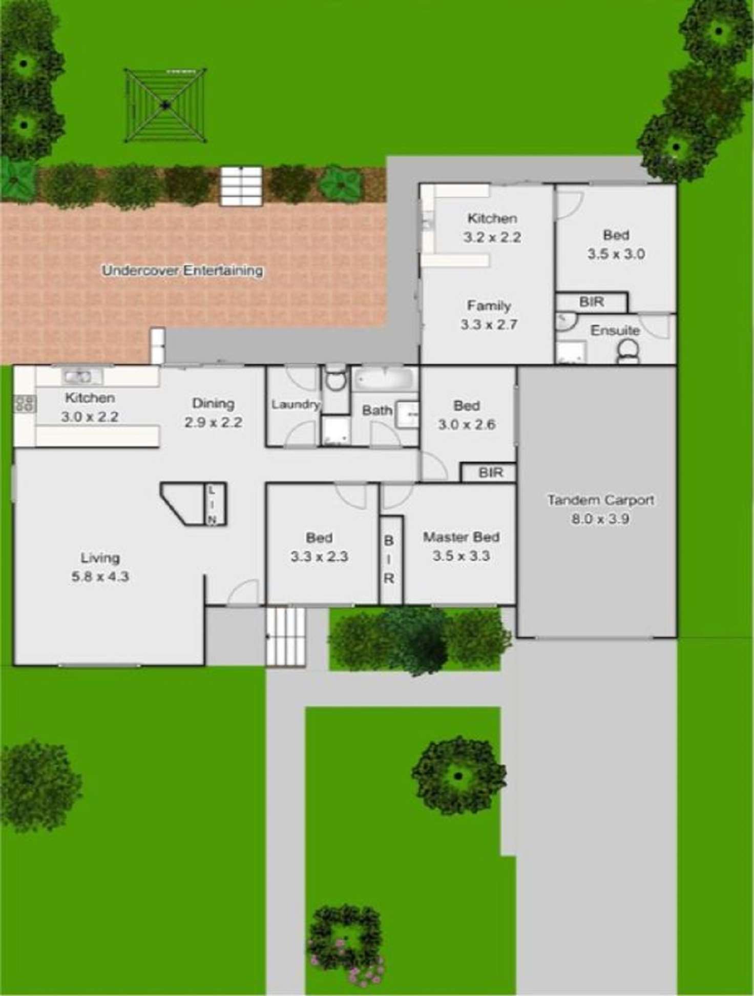 Floorplan of Homely house listing, 13 Brett Street, Kings Langley NSW 2147