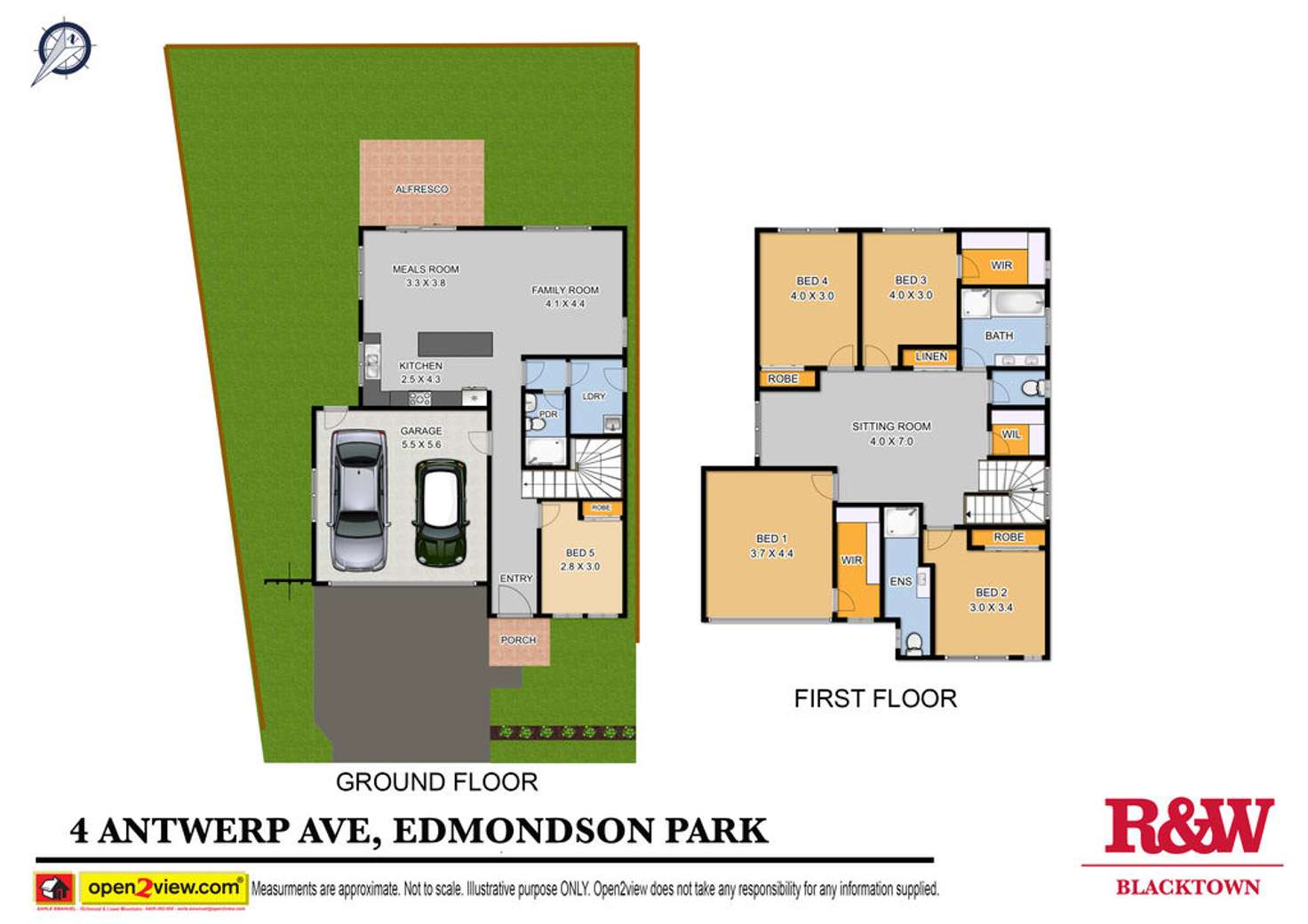 Floorplan of Homely house listing, 4 Antwerp Avenue, Edmondson Park NSW 2174
