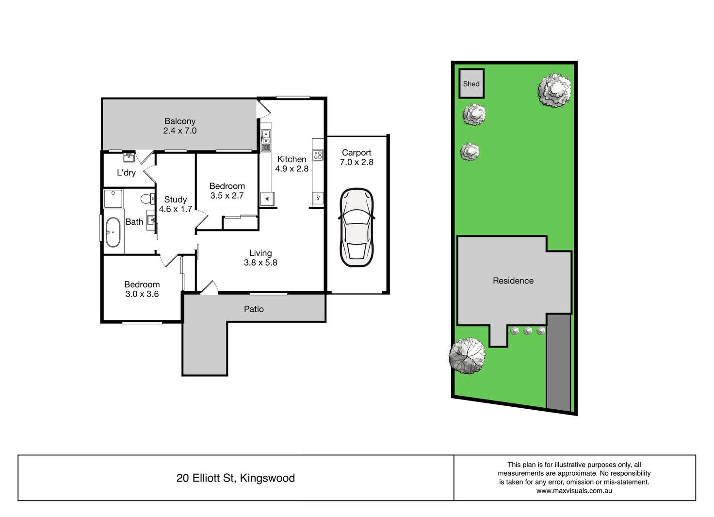 Floorplan of Homely house listing, 20 Elliott Street, Kingswood NSW 2747