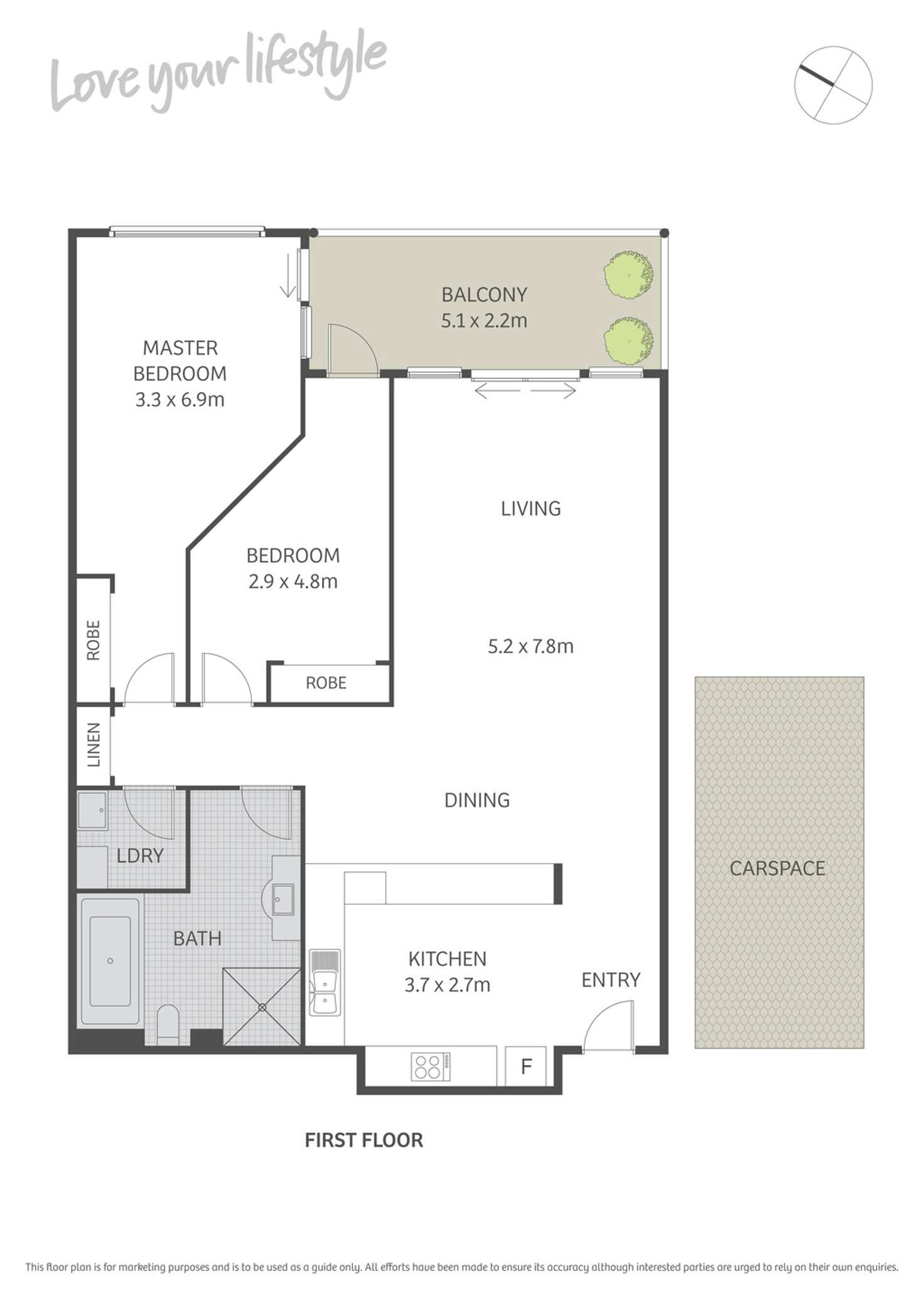 Floorplan of Homely apartment listing, 1/6-8 Northwood Street, Camperdown NSW 2050