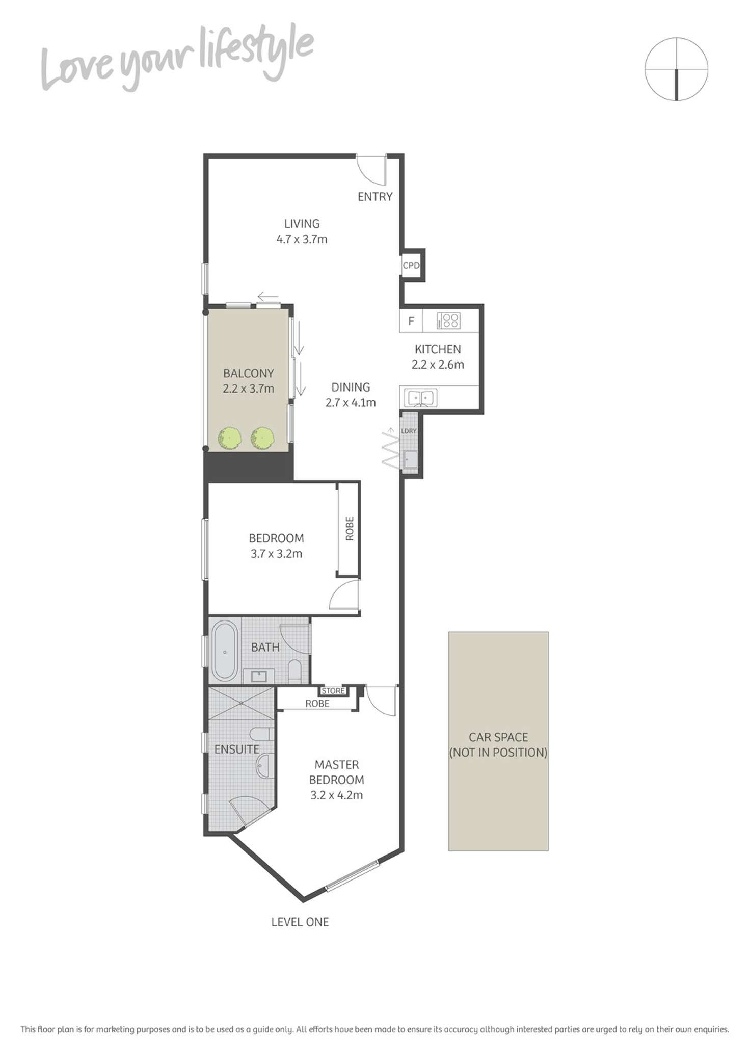 Floorplan of Homely apartment listing, 18/40 Maria Street, Petersham NSW 2049