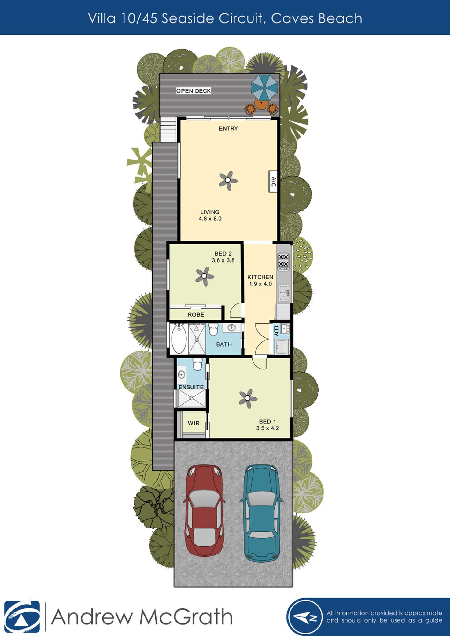 Floorplan of Homely house listing, 10/45 Seaside Circuit, Caves Beach NSW 2281