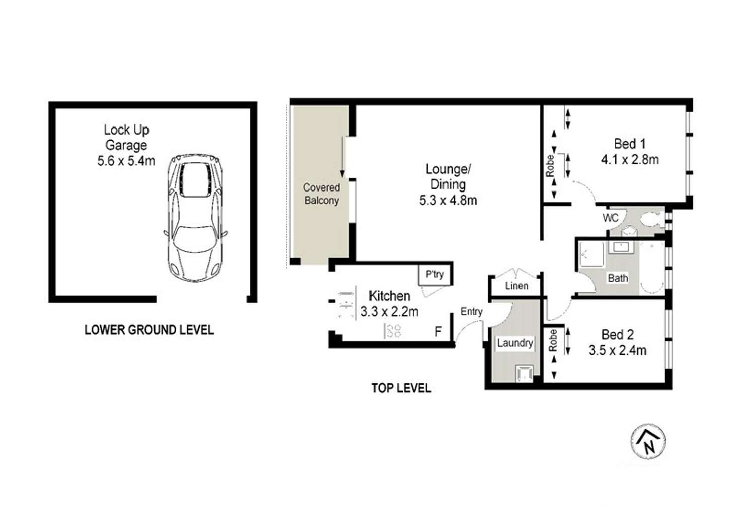 Floorplan of Homely unit listing, 11/49 Flora Street, Kirrawee NSW 2232