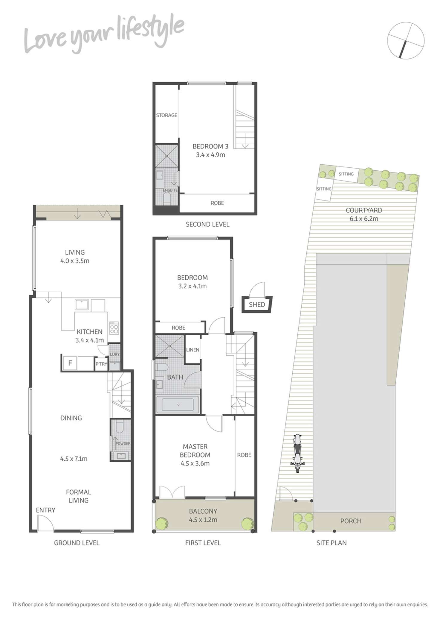 Floorplan of Homely house listing, 21 Albert Street, Erskineville NSW 2043