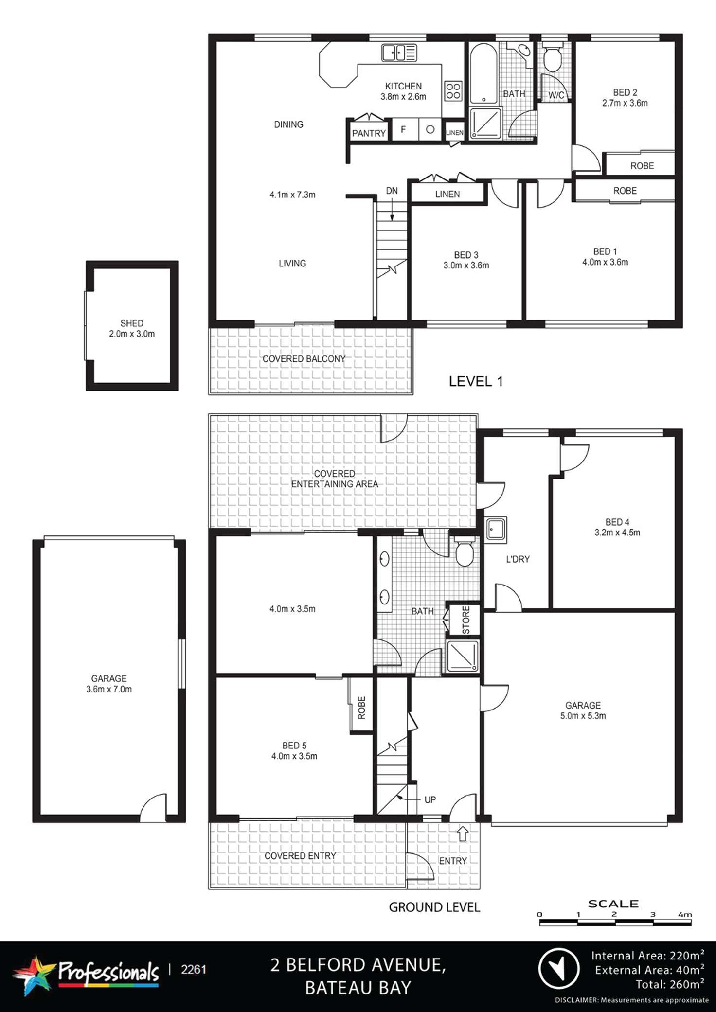 Floorplan of Homely house listing, 2 Belford Avenue, Bateau Bay NSW 2261