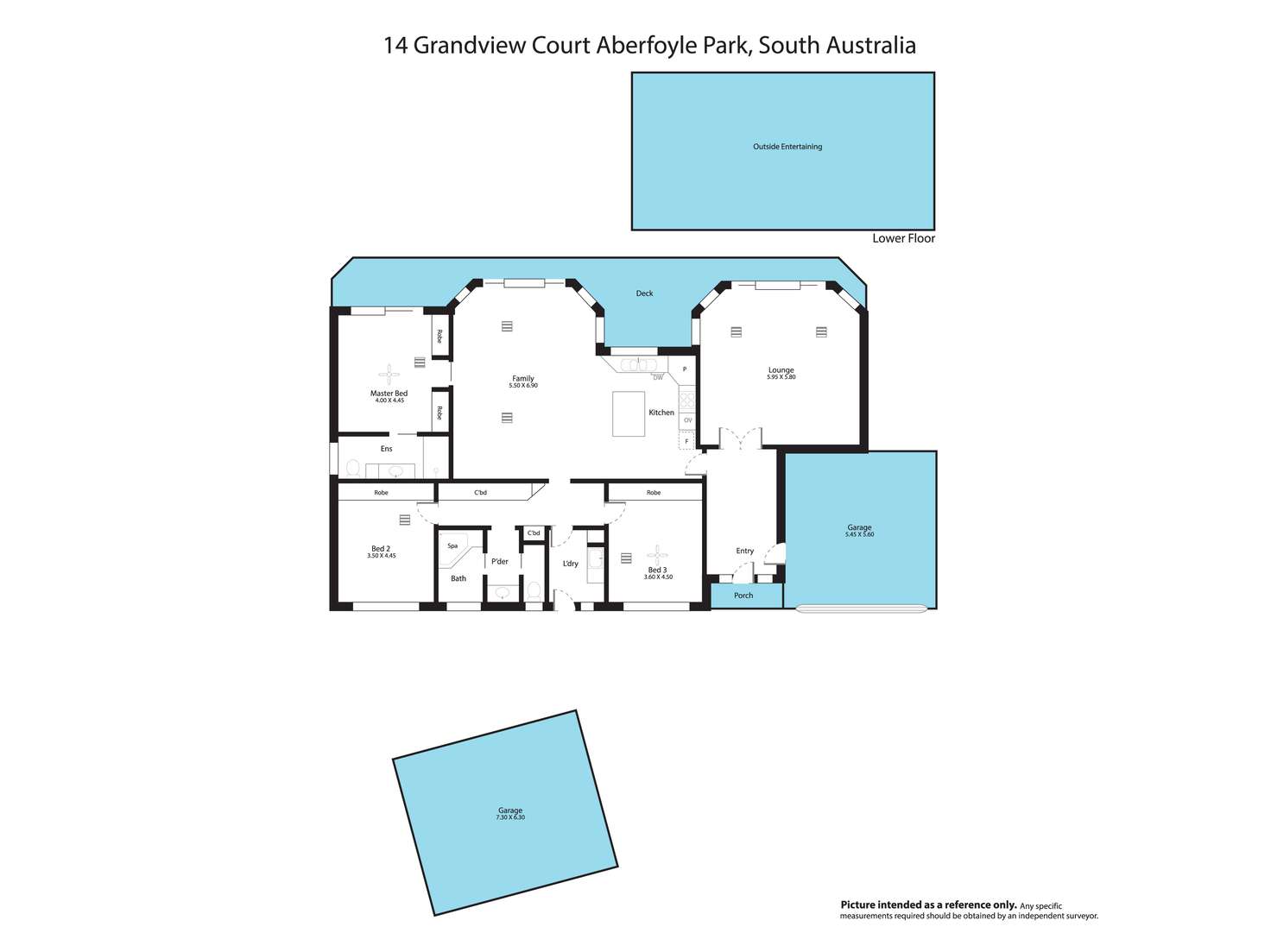 Floorplan of Homely house listing, 14 Grandview Court, Aberfoyle Park SA 5159