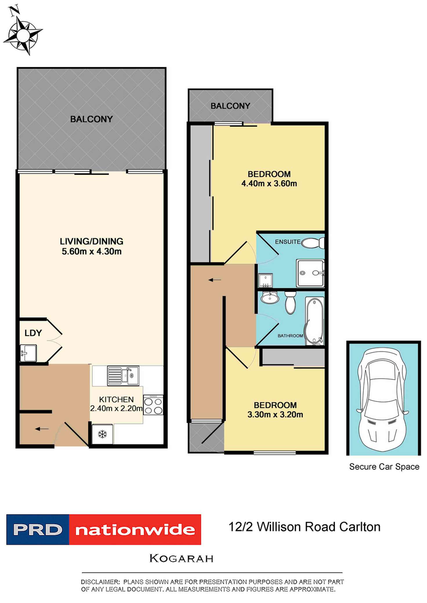 Floorplan of Homely unit listing, 12/2 Willison Road, Carlton NSW 2218