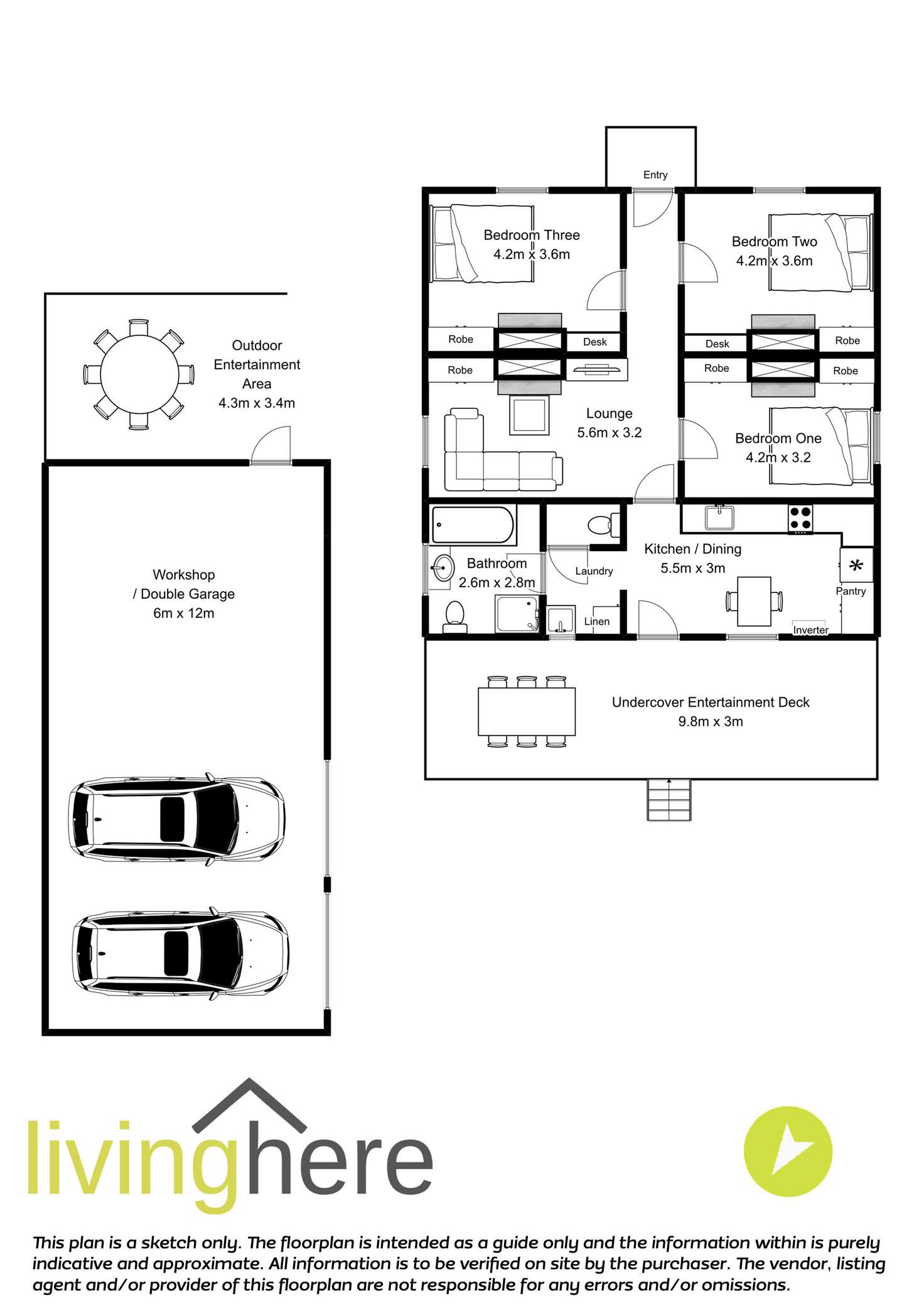 Floorplan of Homely house listing, 40 Burns Street, Invermay TAS 7248