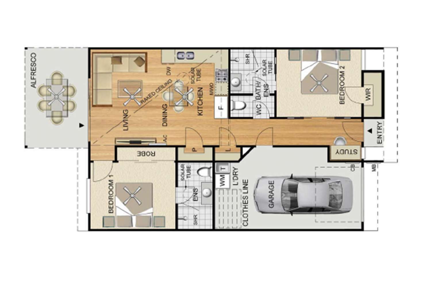 Floorplan of Homely house listing, 45 Meadows Circuit, Bellbird Park QLD 4300