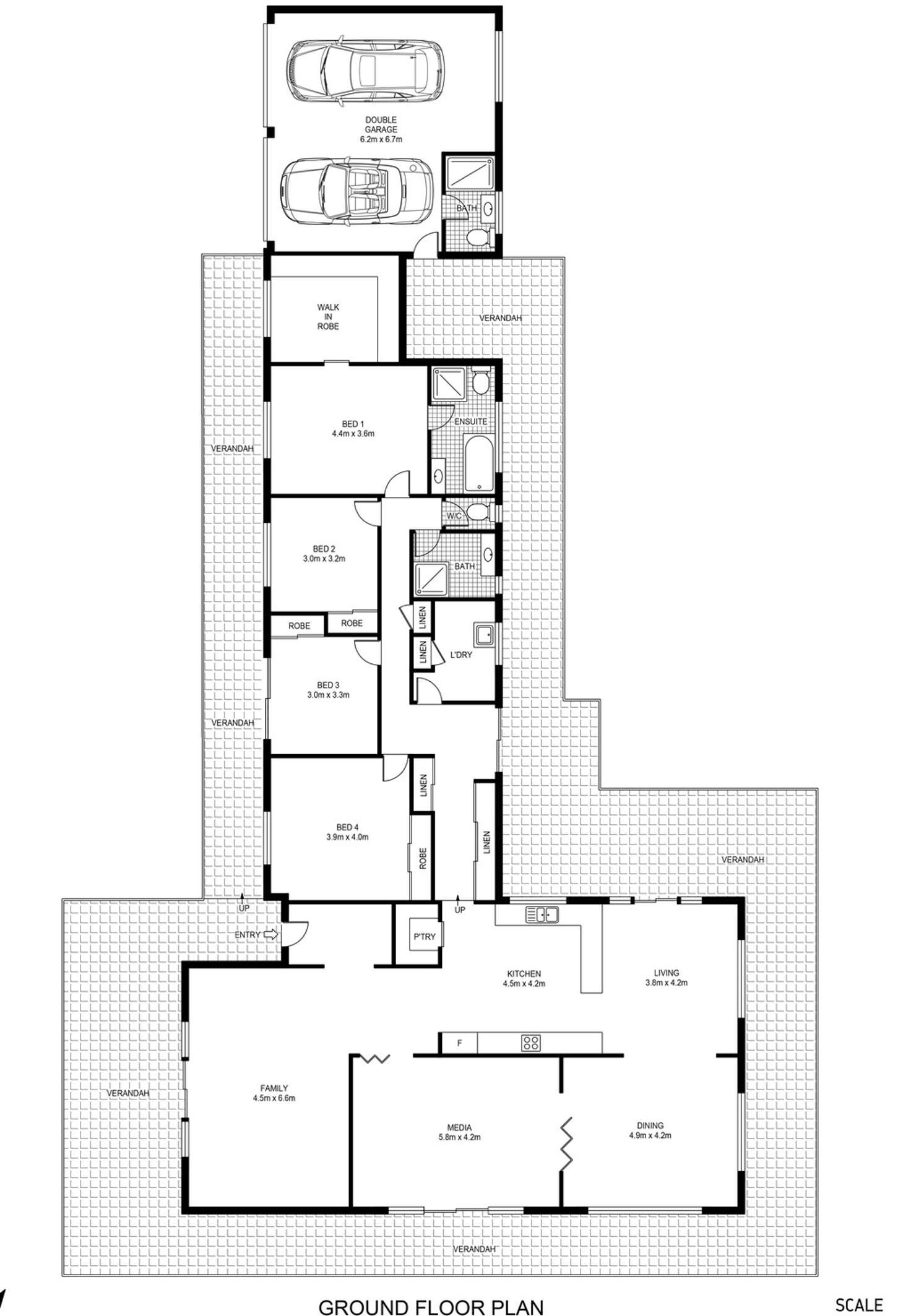 Floorplan of Homely acreageSemiRural listing, 177 Koree Island Road, Beechwood NSW 2446