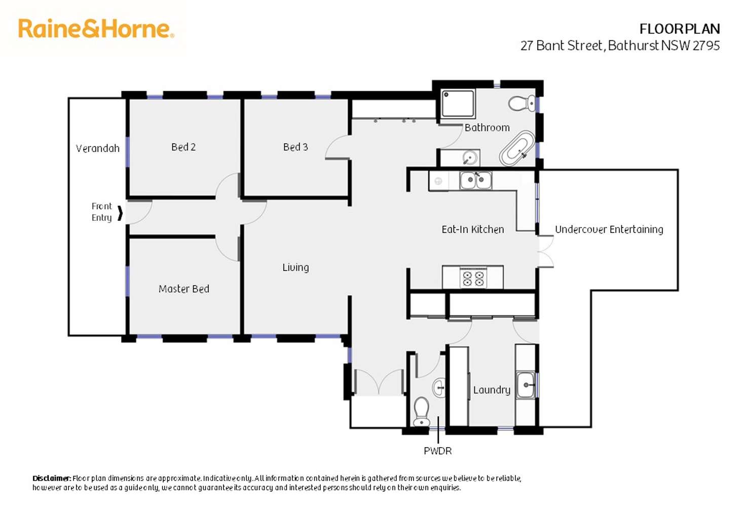 Floorplan of Homely house listing, 27 Bant Street, Bathurst NSW 2795