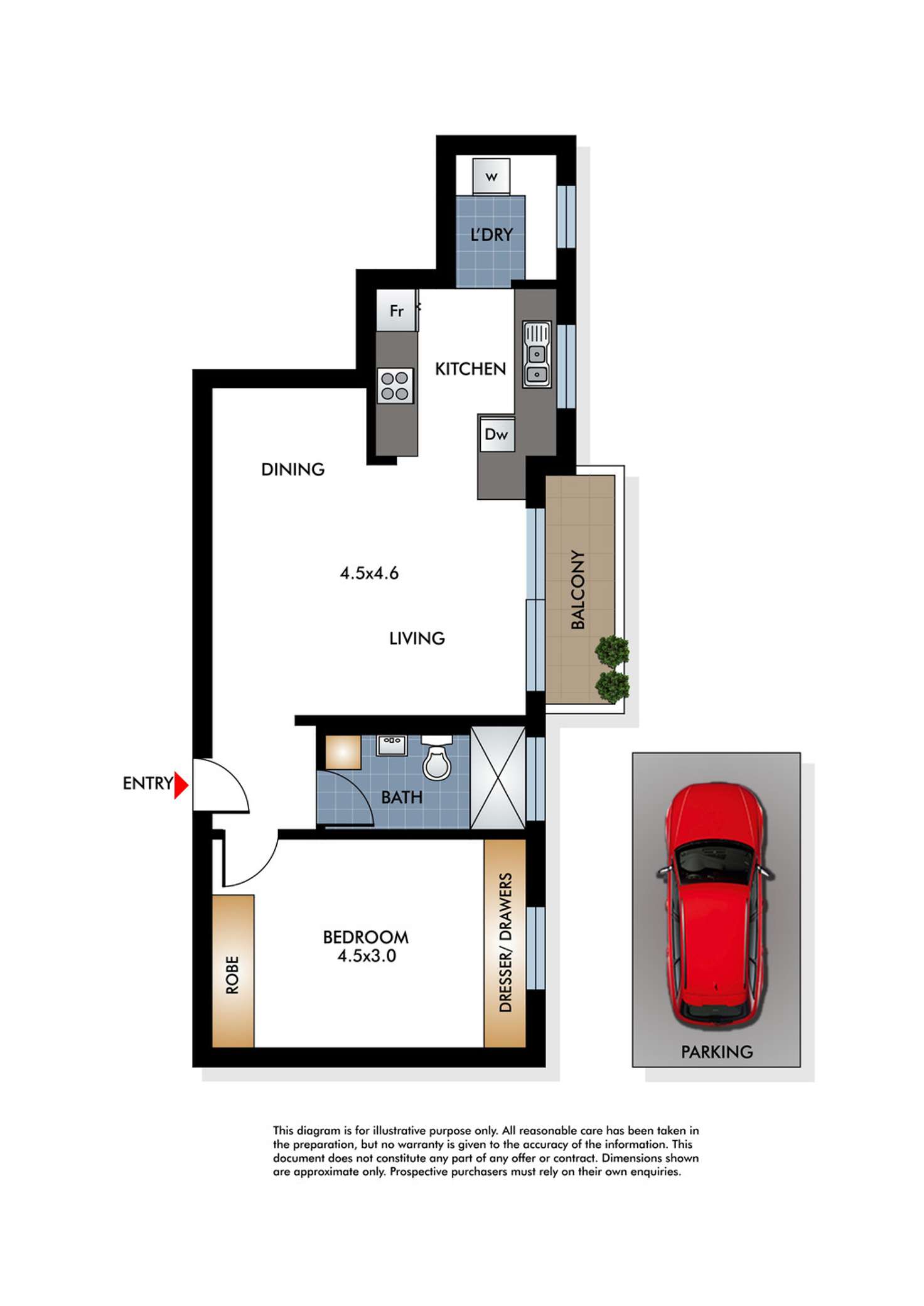 Floorplan of Homely apartment listing, 2/276 Birrell Street, Bondi NSW 2026
