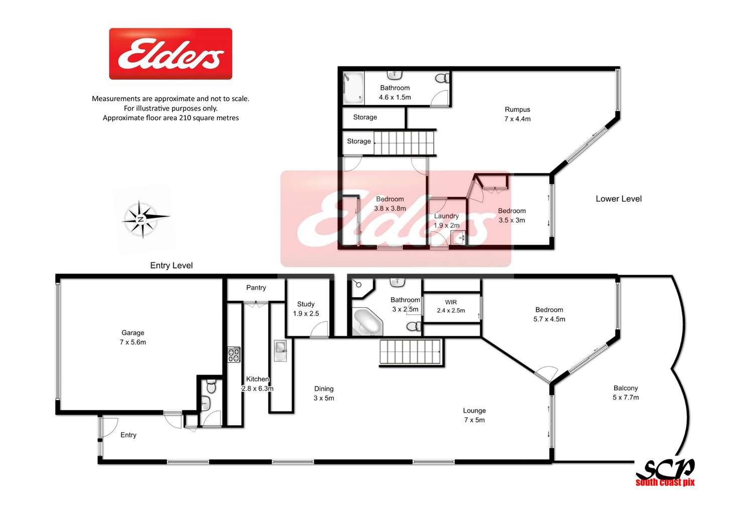 Floorplan of Homely unit listing, 5/5 Crag Road, Batehaven NSW 2536