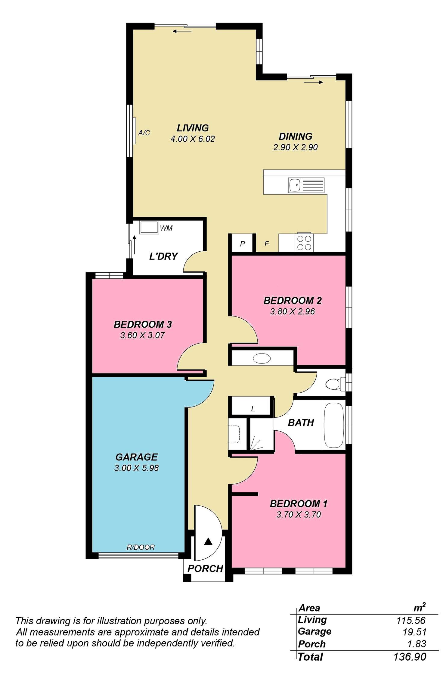 Floorplan of Homely house listing, 14b Langford Tce, Salisbury North SA 5108
