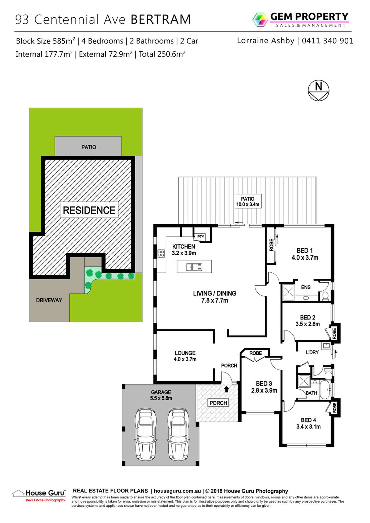 Floorplan of Homely house listing, 93 Centennial Avenue, Bertram WA 6167