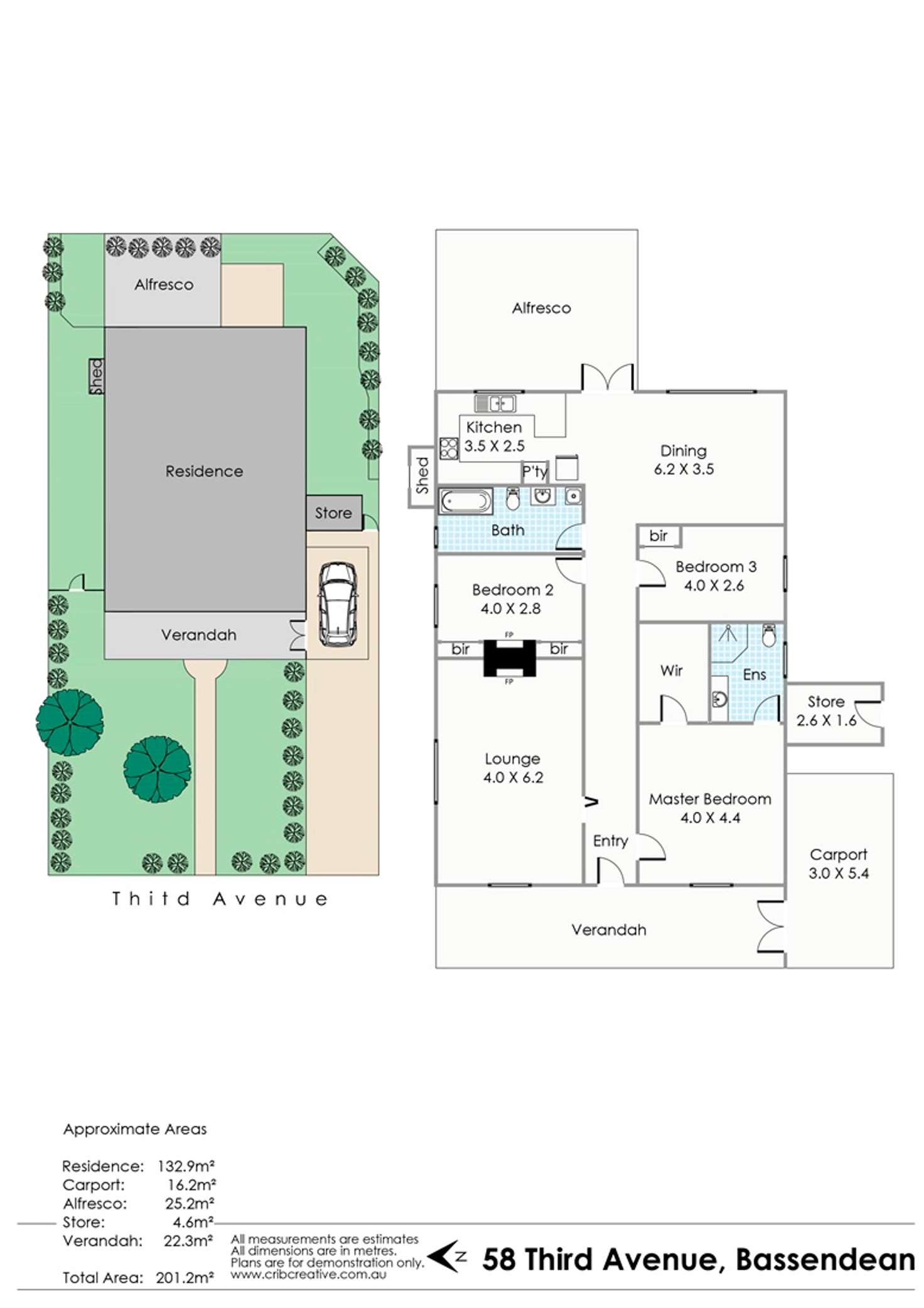 Floorplan of Homely house listing, 58 Third Avenue, Bassendean WA 6054