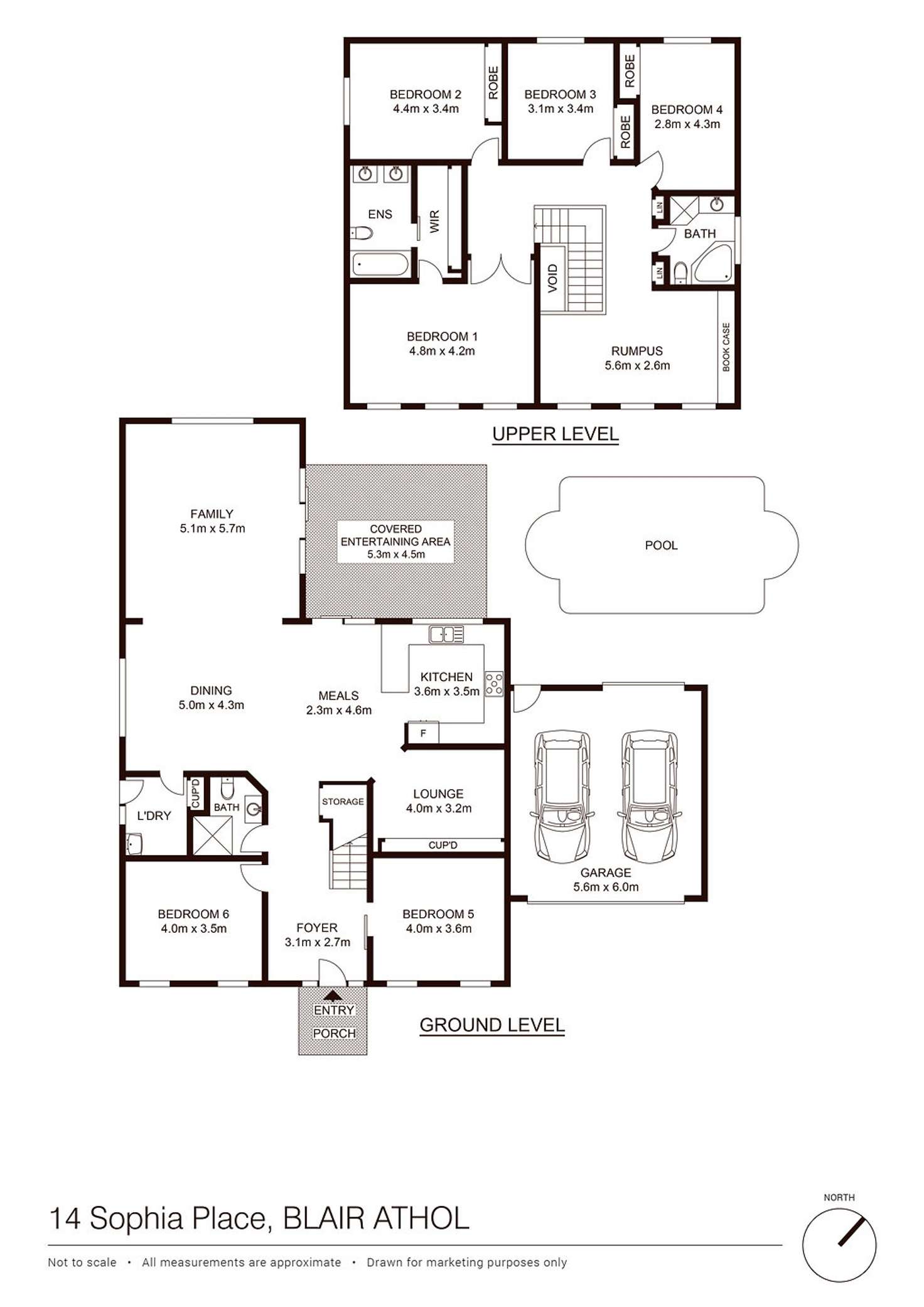 Floorplan of Homely house listing, 14 Sophia Place, Blair Athol NSW 2560