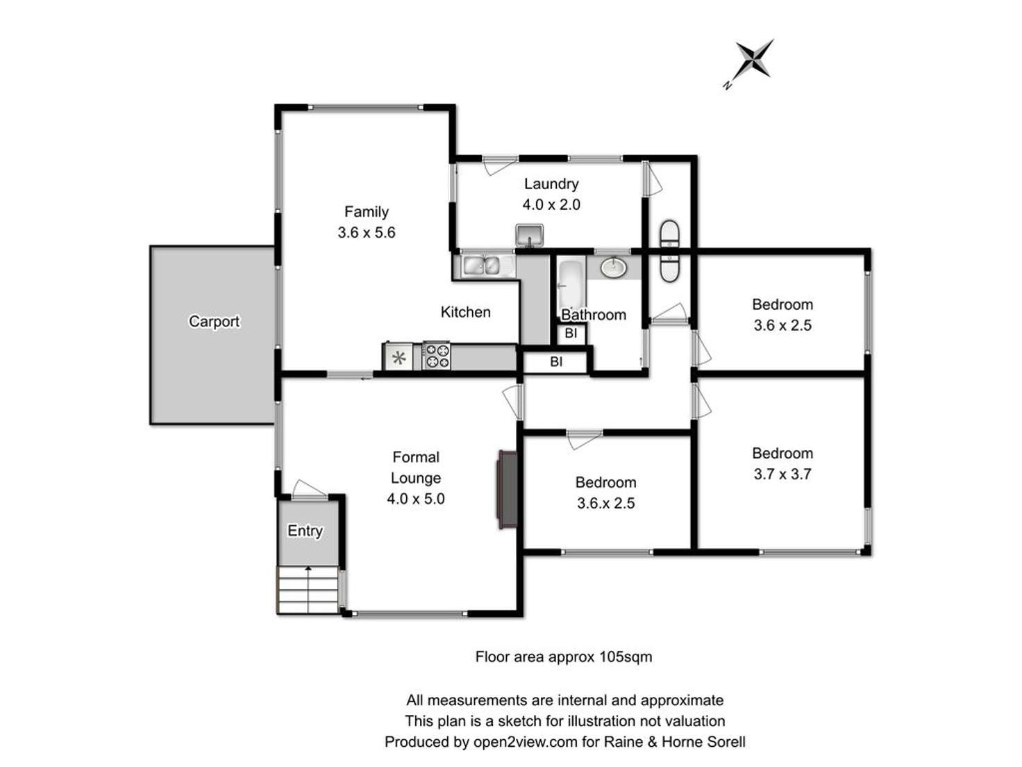 Floorplan of Homely house listing, 27 Moorina Crescent, Berriedale TAS 7011