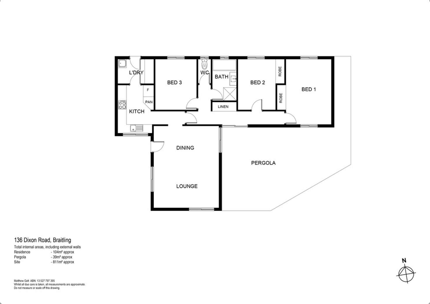 Floorplan of Homely house listing, 136 Dixon Road, Braitling NT 870