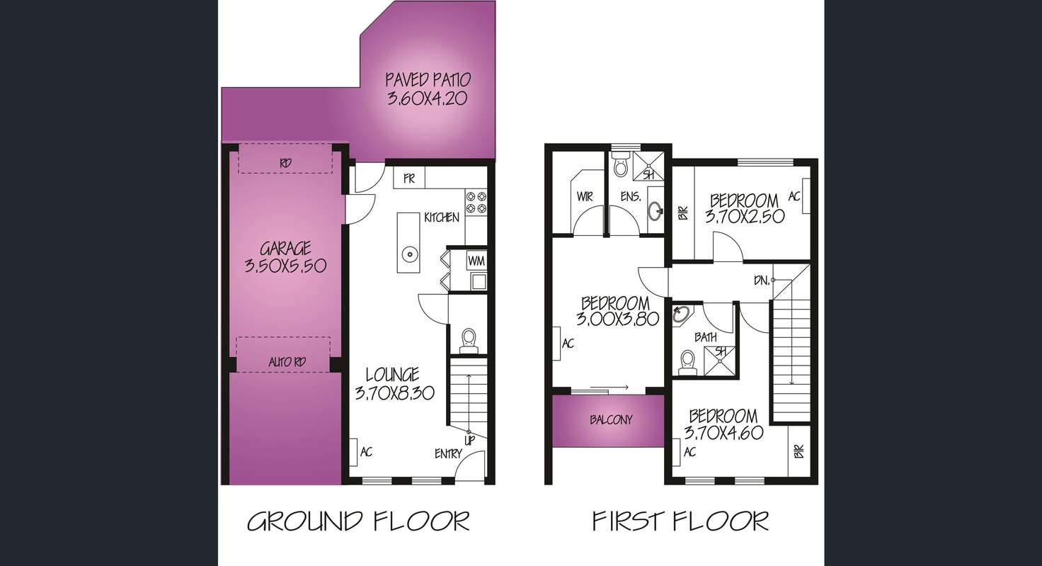 Floorplan of Homely townhouse listing, 5 Franklin Ave, Mawson Lakes SA 5095