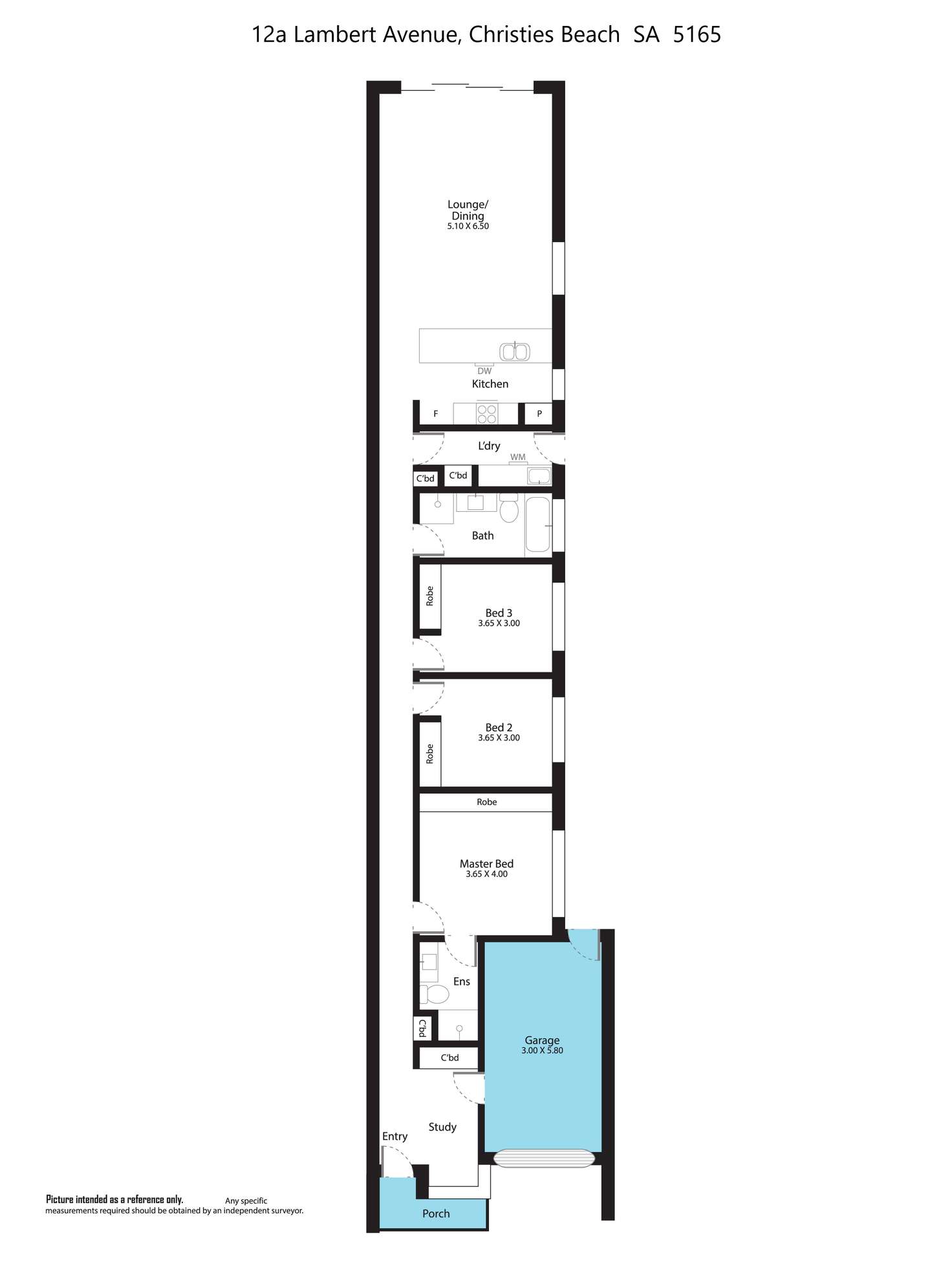 Floorplan of Homely house listing, 12 A Lambert Avenue, Christies Beach SA 5165