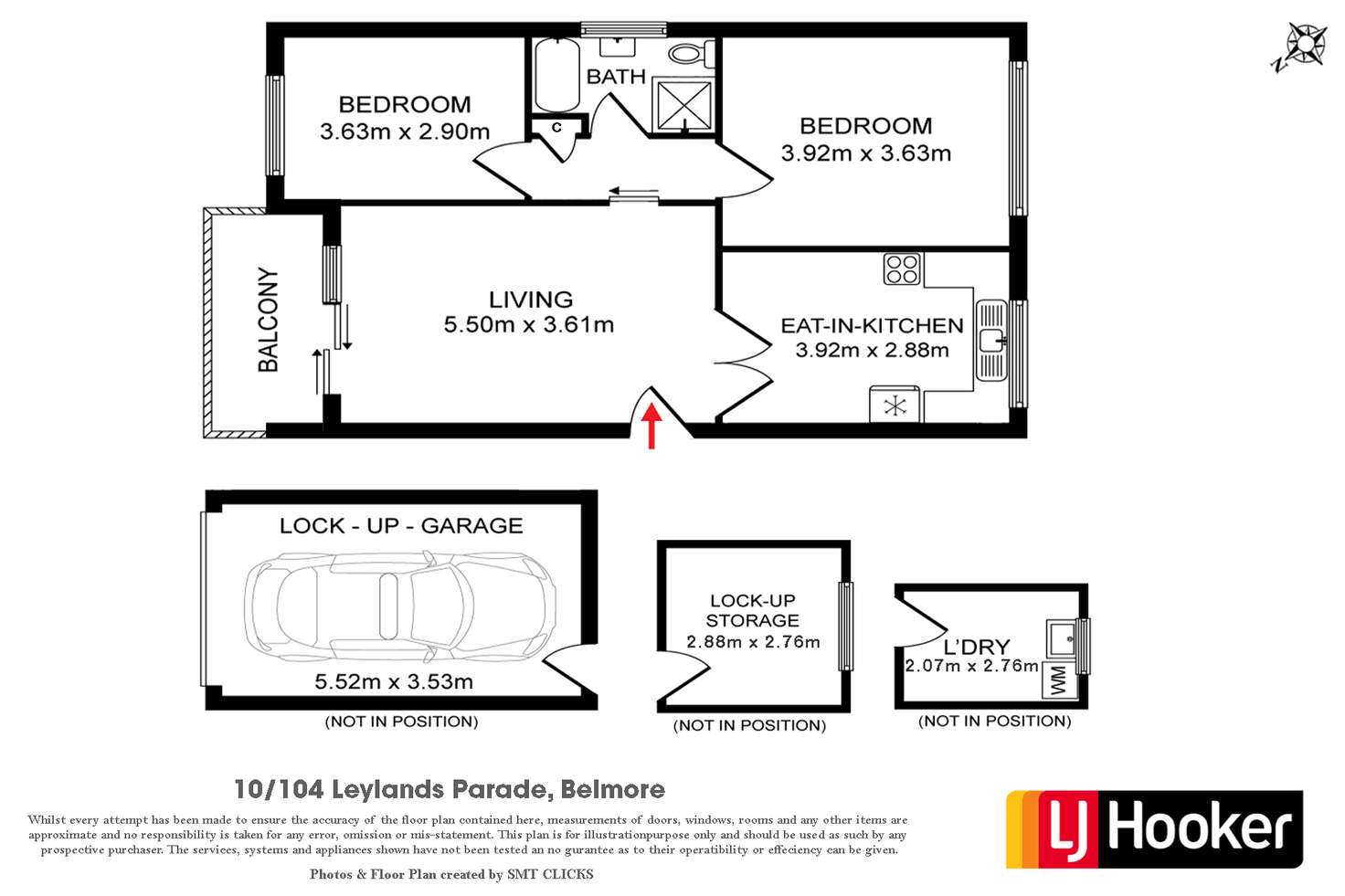 Floorplan of Homely apartment listing, 10/104 Leylands Parade, Belmore NSW 2192