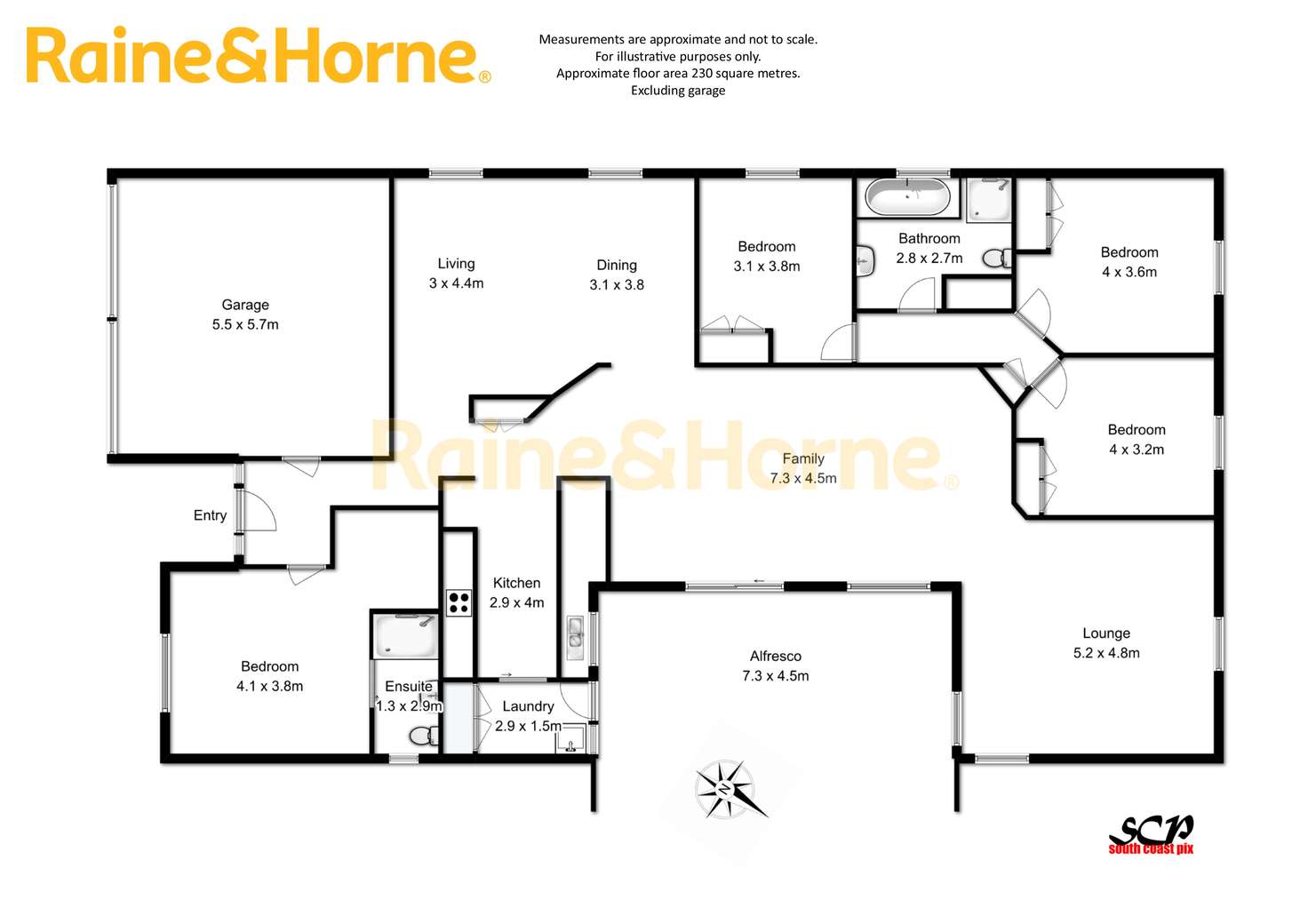 Floorplan of Homely house listing, 4 Ascension Way, Batehaven NSW 2536