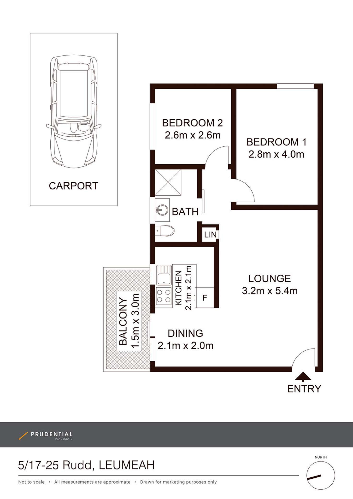 Floorplan of Homely unit listing, 5/17-25 Rudd Road, Leumeah NSW 2560