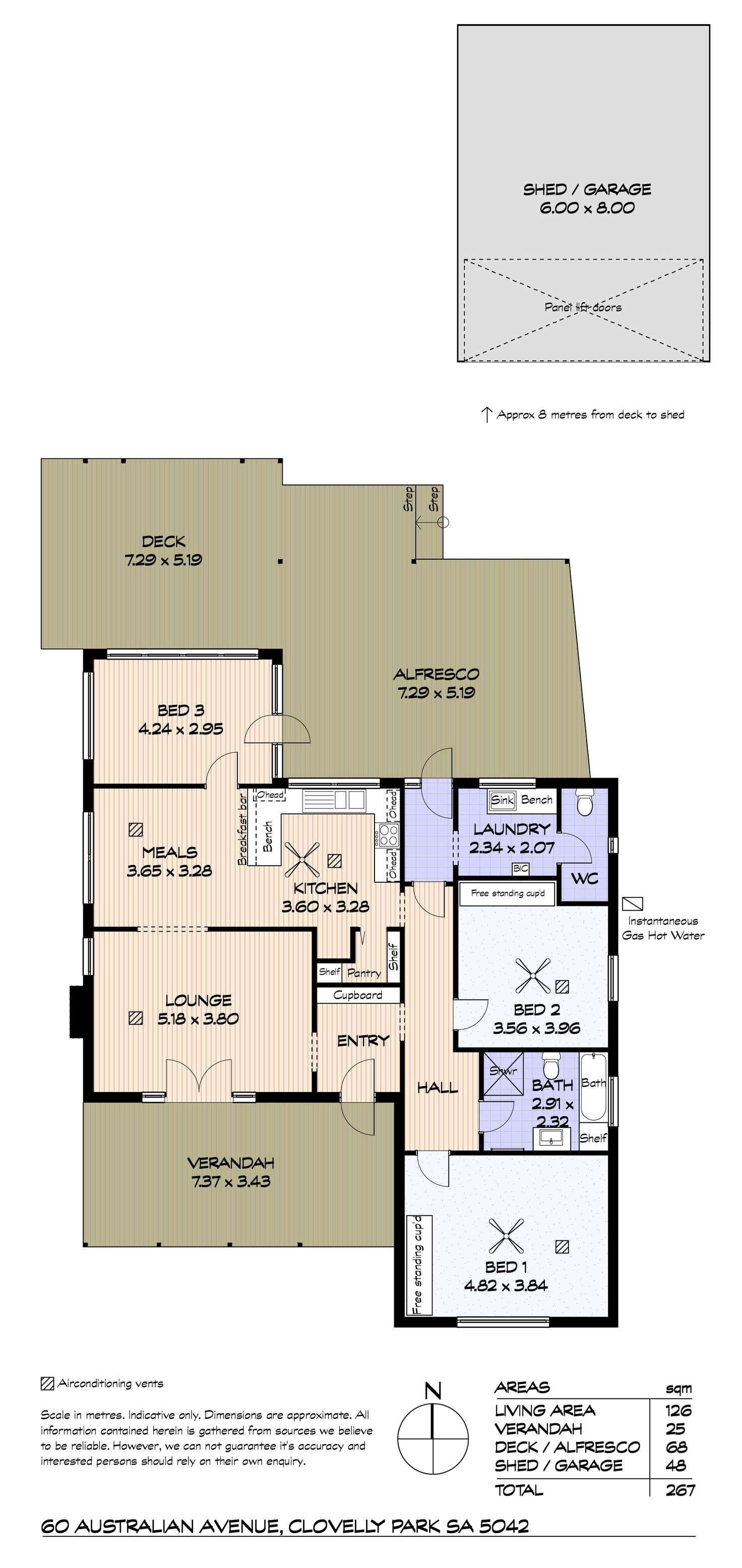Floorplan of Homely house listing, 60 Australian Ave, Clovelly Park SA 5042