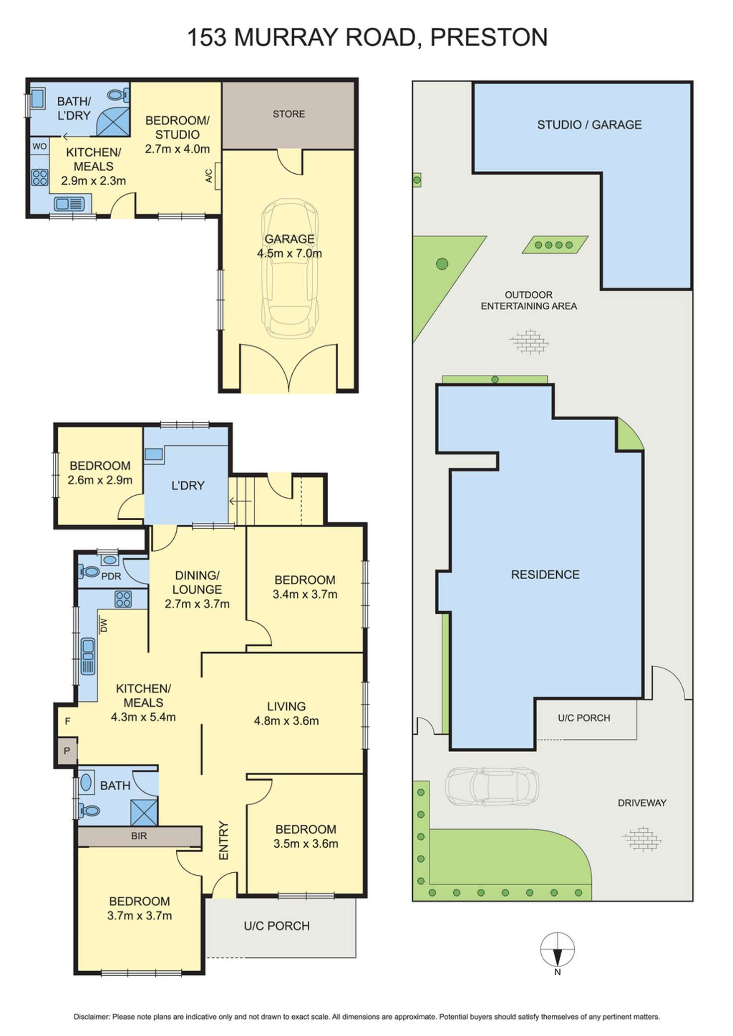Floorplan of Homely house listing, 153 Murray Road, Preston VIC 3072