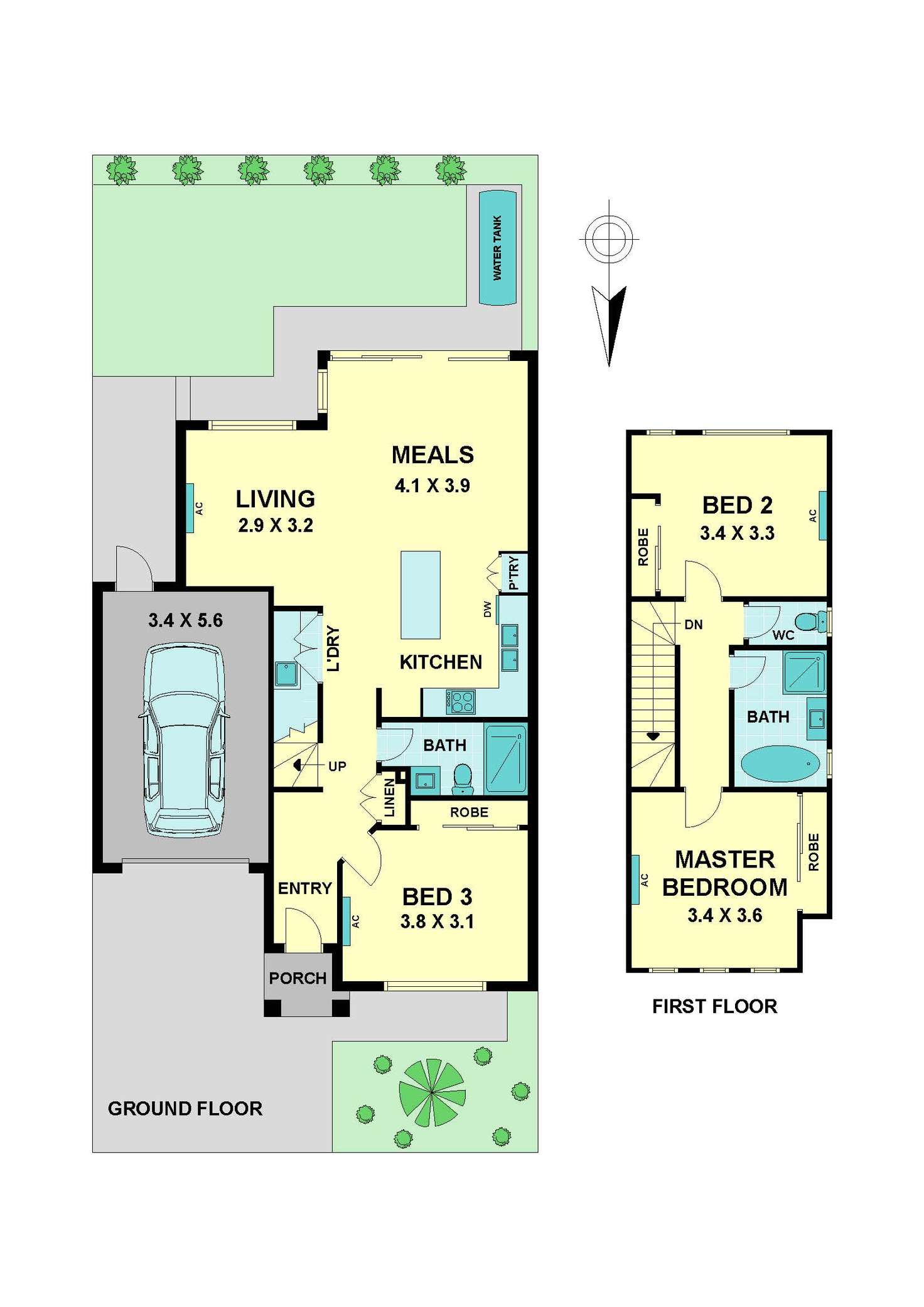 Floorplan of Homely house listing, 1A View Street, Essendon West VIC 3040