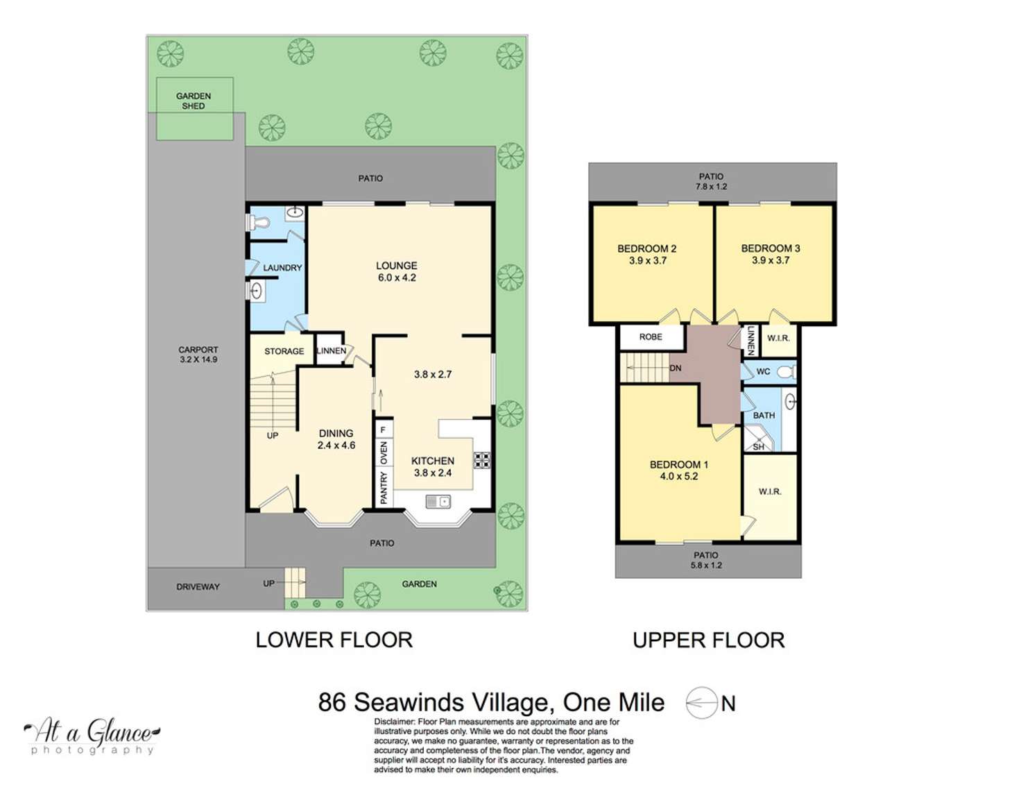 Floorplan of Homely townhouse listing, 86/2 Frost Road "Seawinds Village", Anna Bay NSW 2316