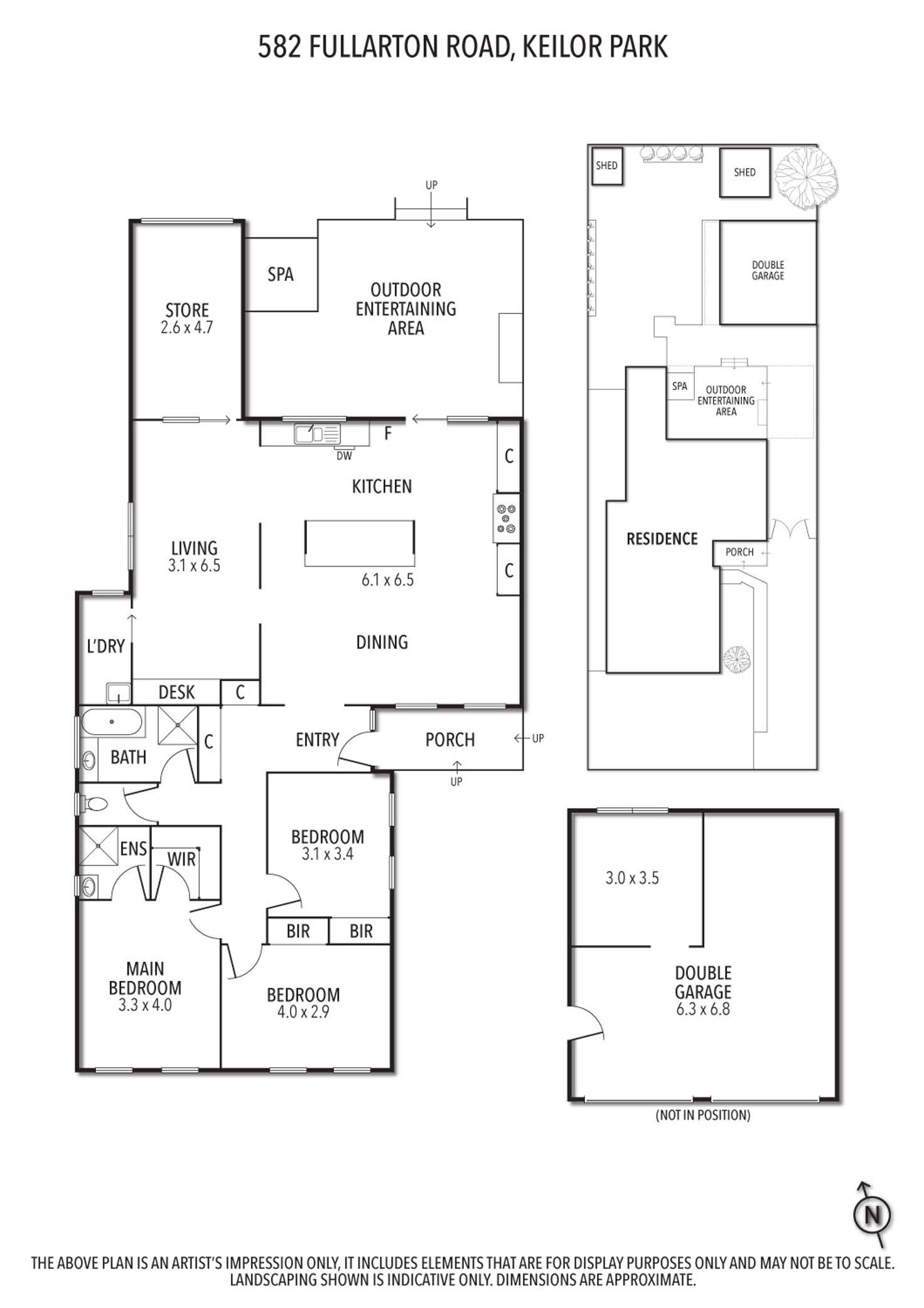 Floorplan of Homely house listing, 582 Fullarton Road, Keilor Park VIC 3042