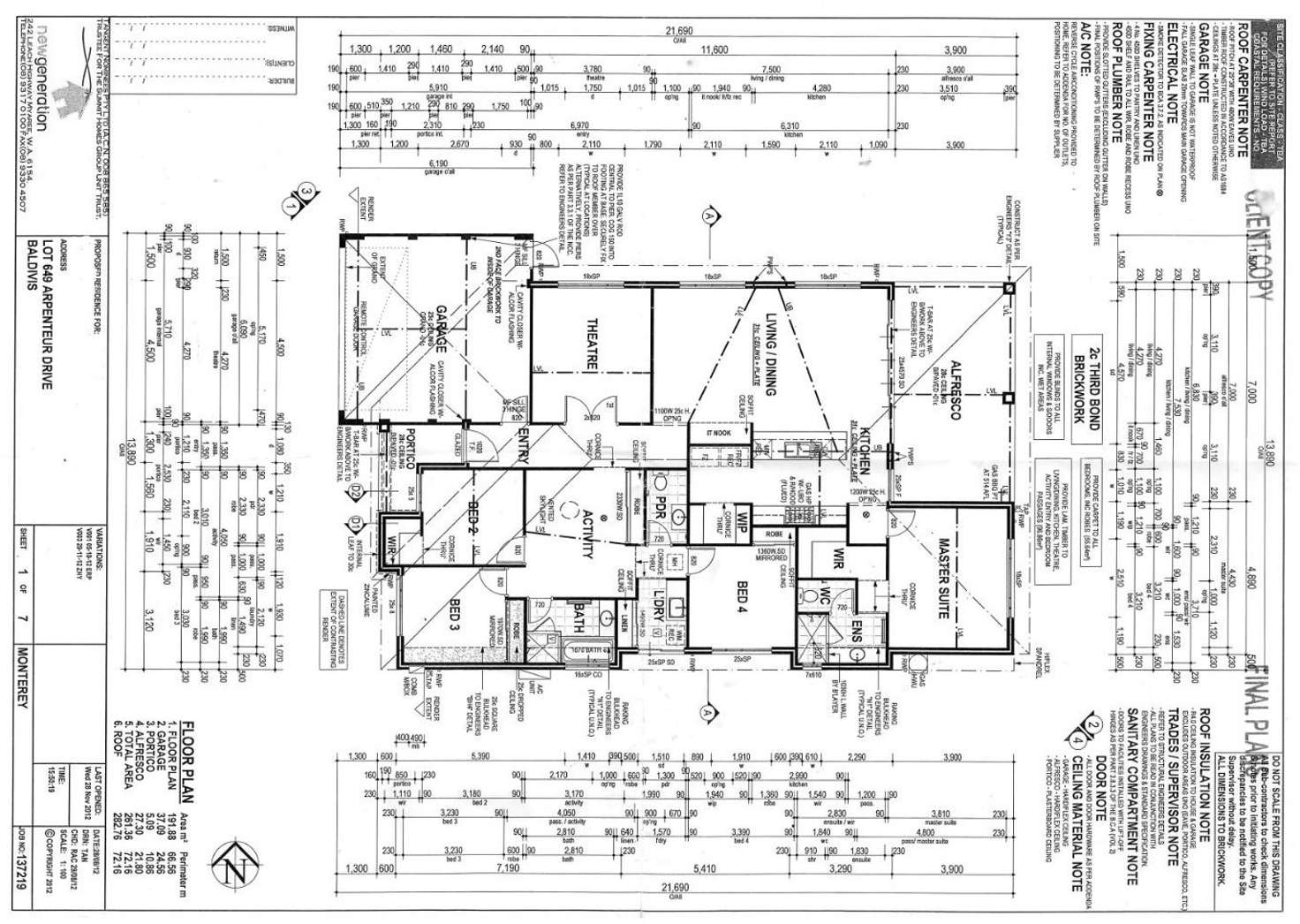 Floorplan of Homely house listing, 243 Arpenteur Drive, Baldivis WA 6171