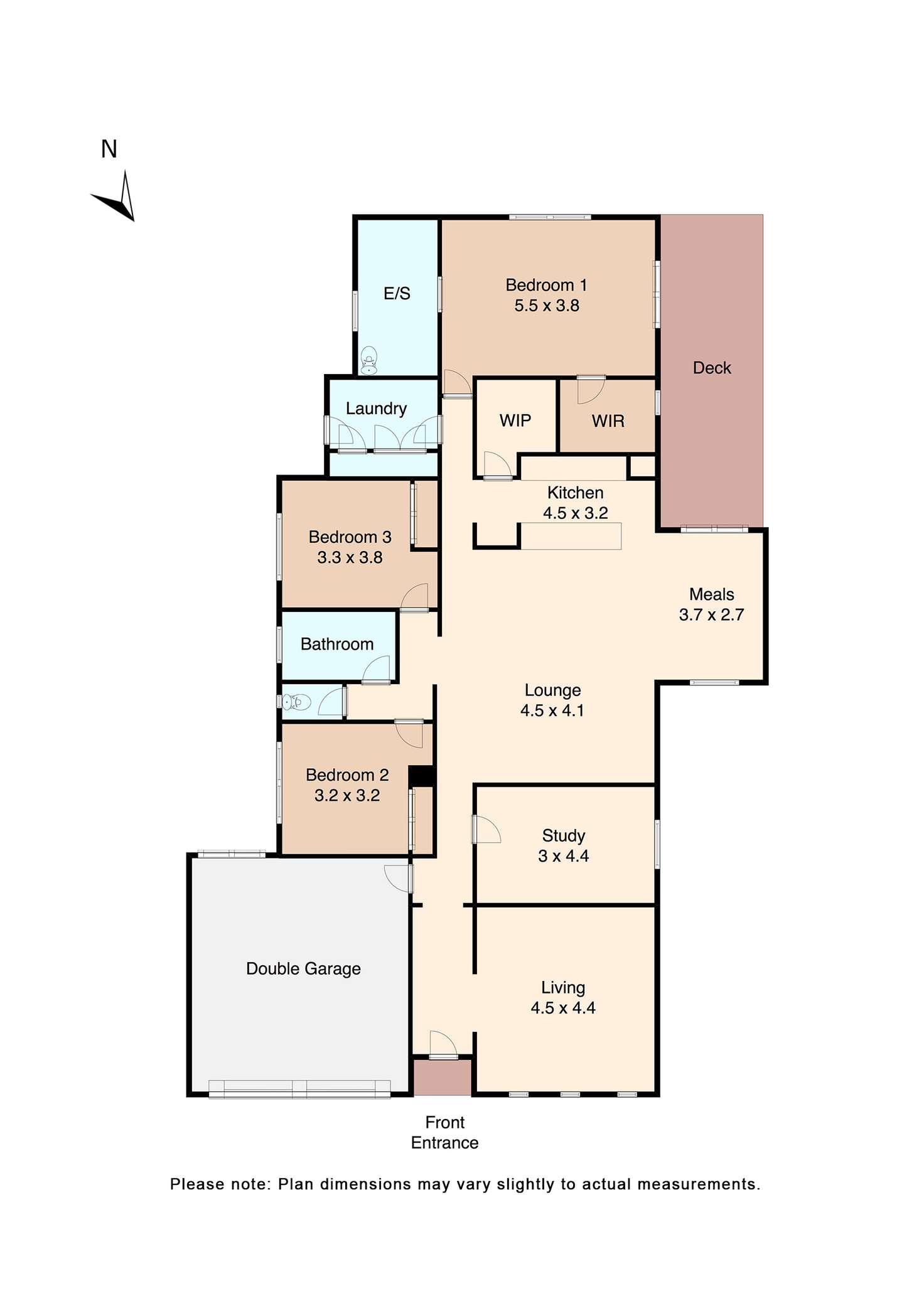 Floorplan of Homely house listing, 46 Merino Drive, Alfredton VIC 3350