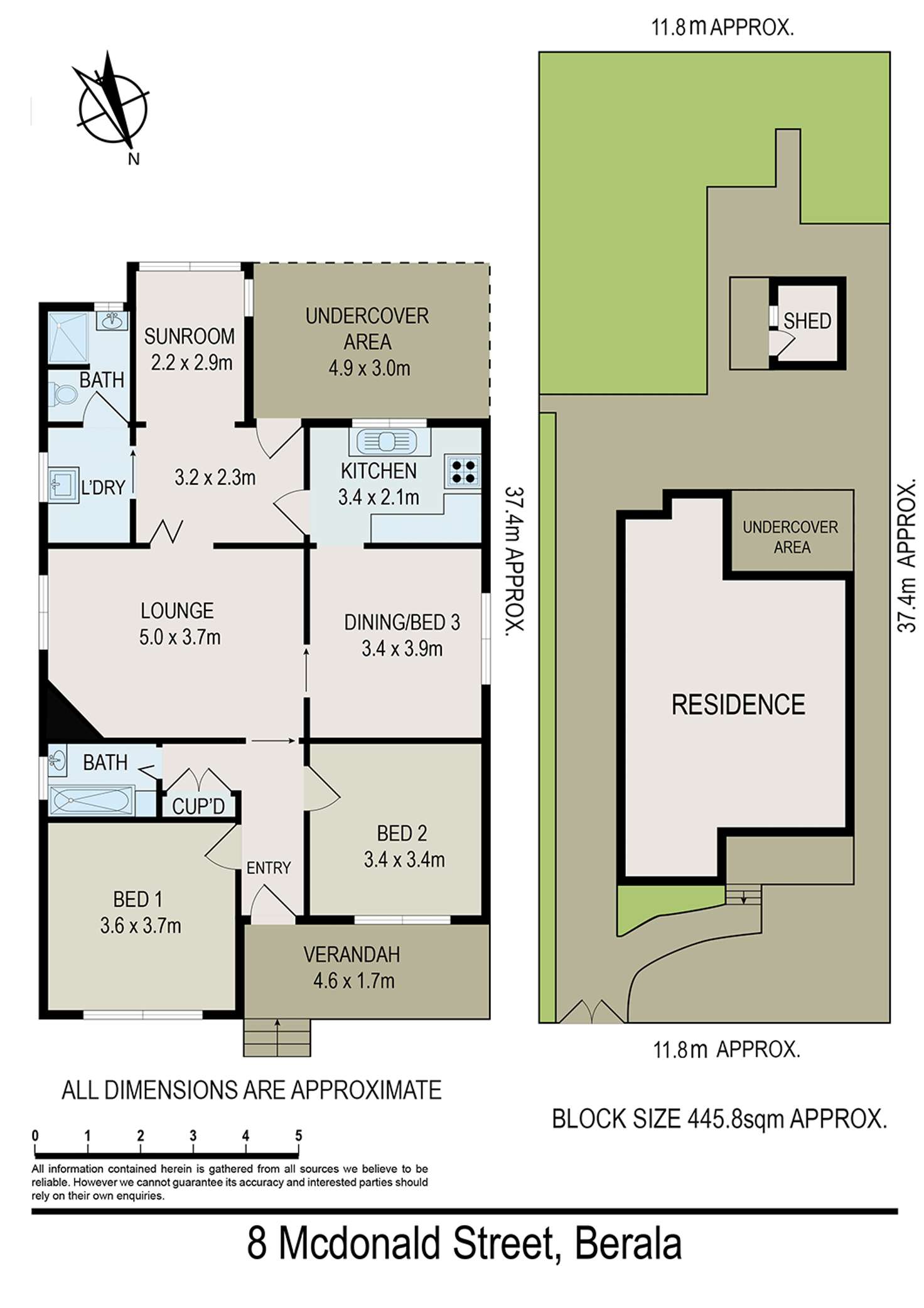 Floorplan of Homely house listing, 8 MCDONALD STREET, Berala NSW 2141