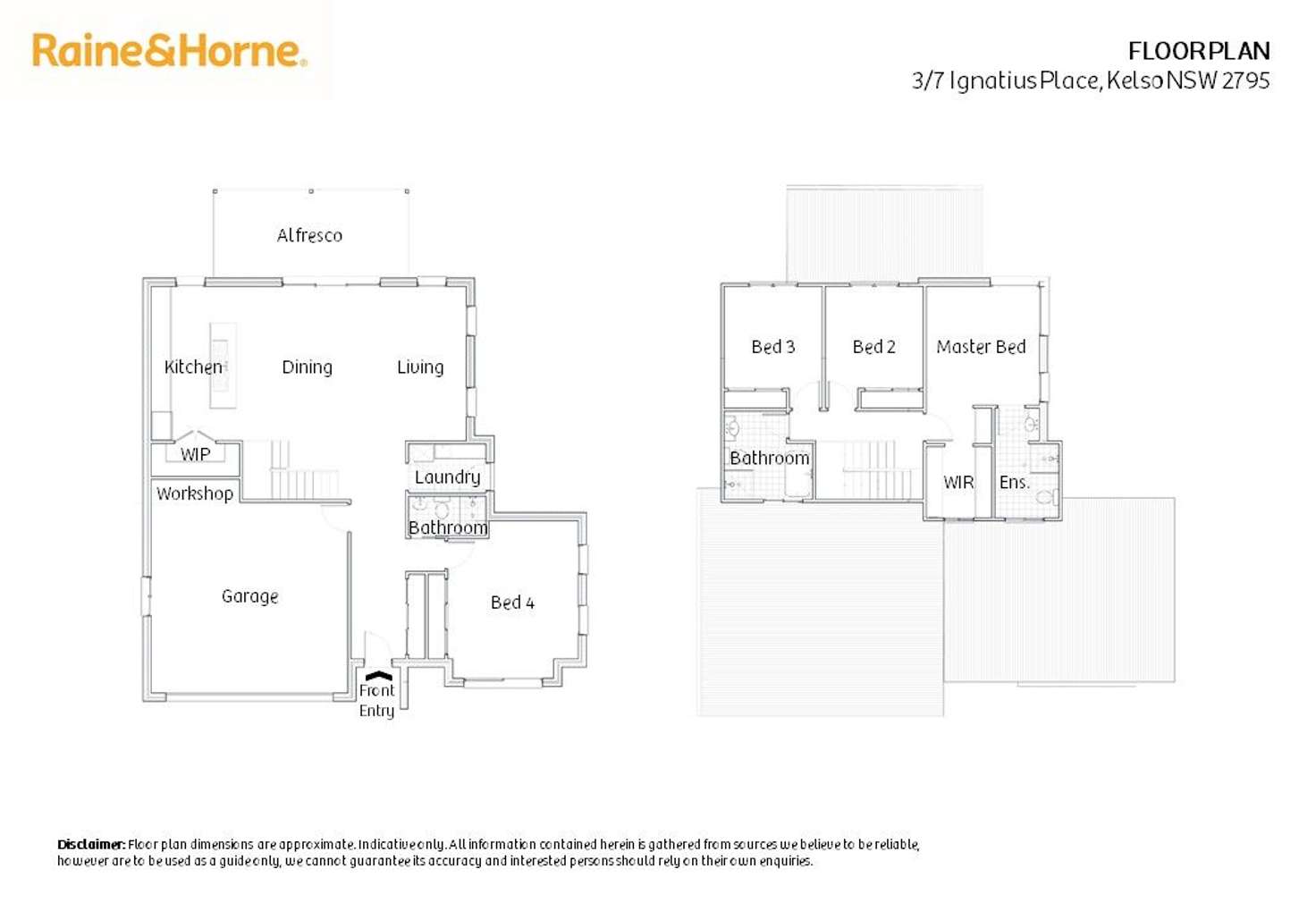 Floorplan of Homely house listing, 7B Ignatius Pl, Kelso NSW 2795