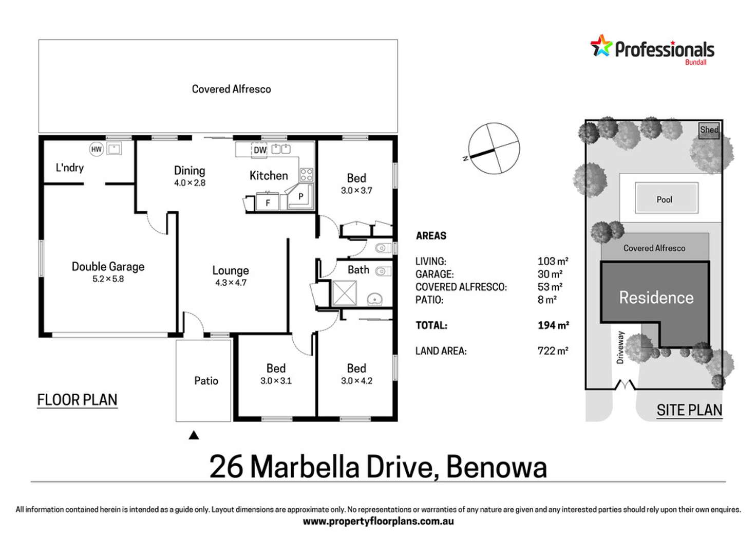 Floorplan of Homely house listing, 26 Marbella Drive, Benowa Waters QLD 4217