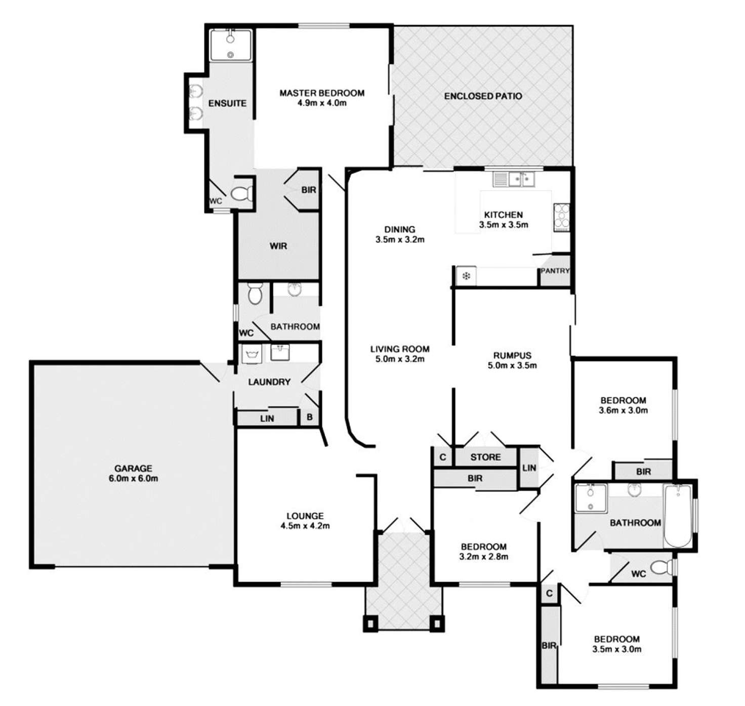 Floorplan of Homely house listing, 50 Carnarvon Drive, Beerwah QLD 4519