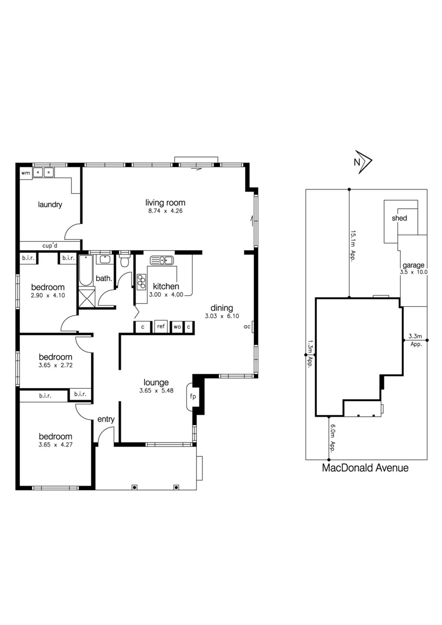 Floorplan of Homely house listing, 23 MacDonald Avenue, Altona North VIC 3025