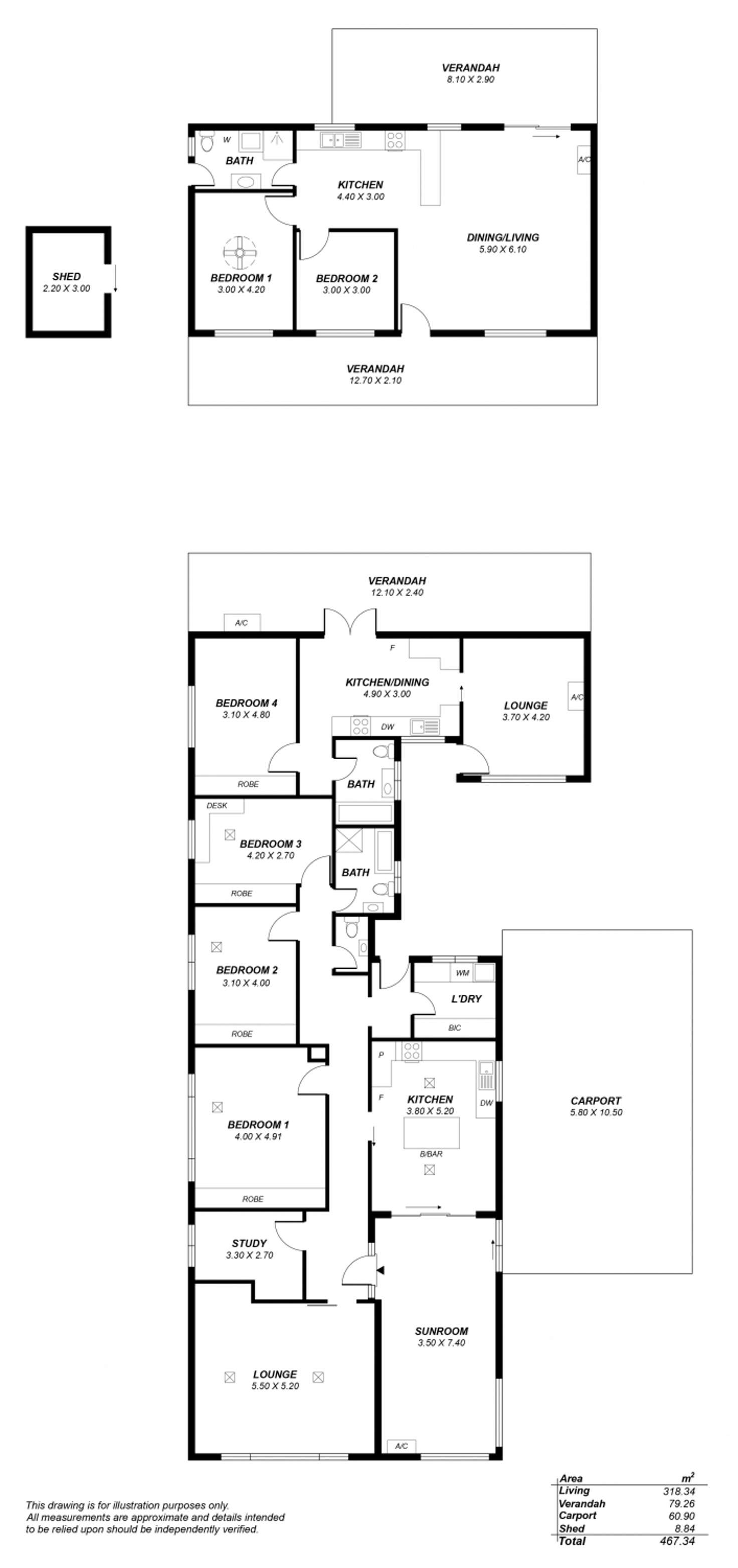 Floorplan of Homely house listing, 12 Airport Road, Brooklyn Park SA 5032