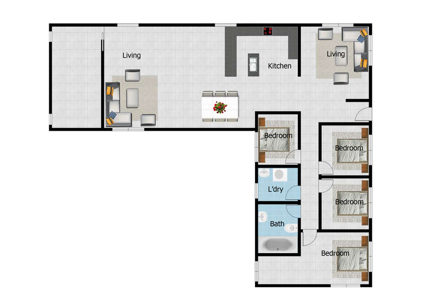 Floorplan of Homely house listing, 13 Mawson Street, Bluewater Park QLD 4818