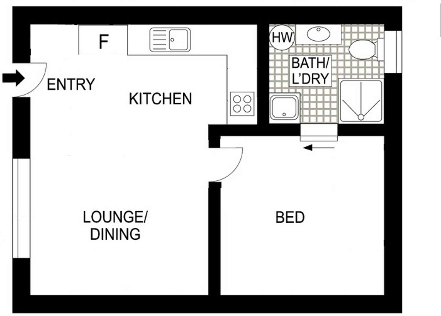Floorplan of Homely unit listing, 16/124 Henderson Road, Crestwood NSW 2620